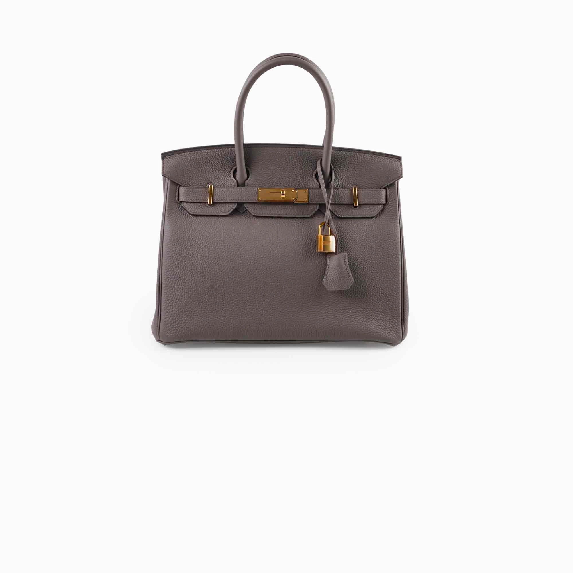 Hermes Birkin 30 Etain C Stamp (2018)
