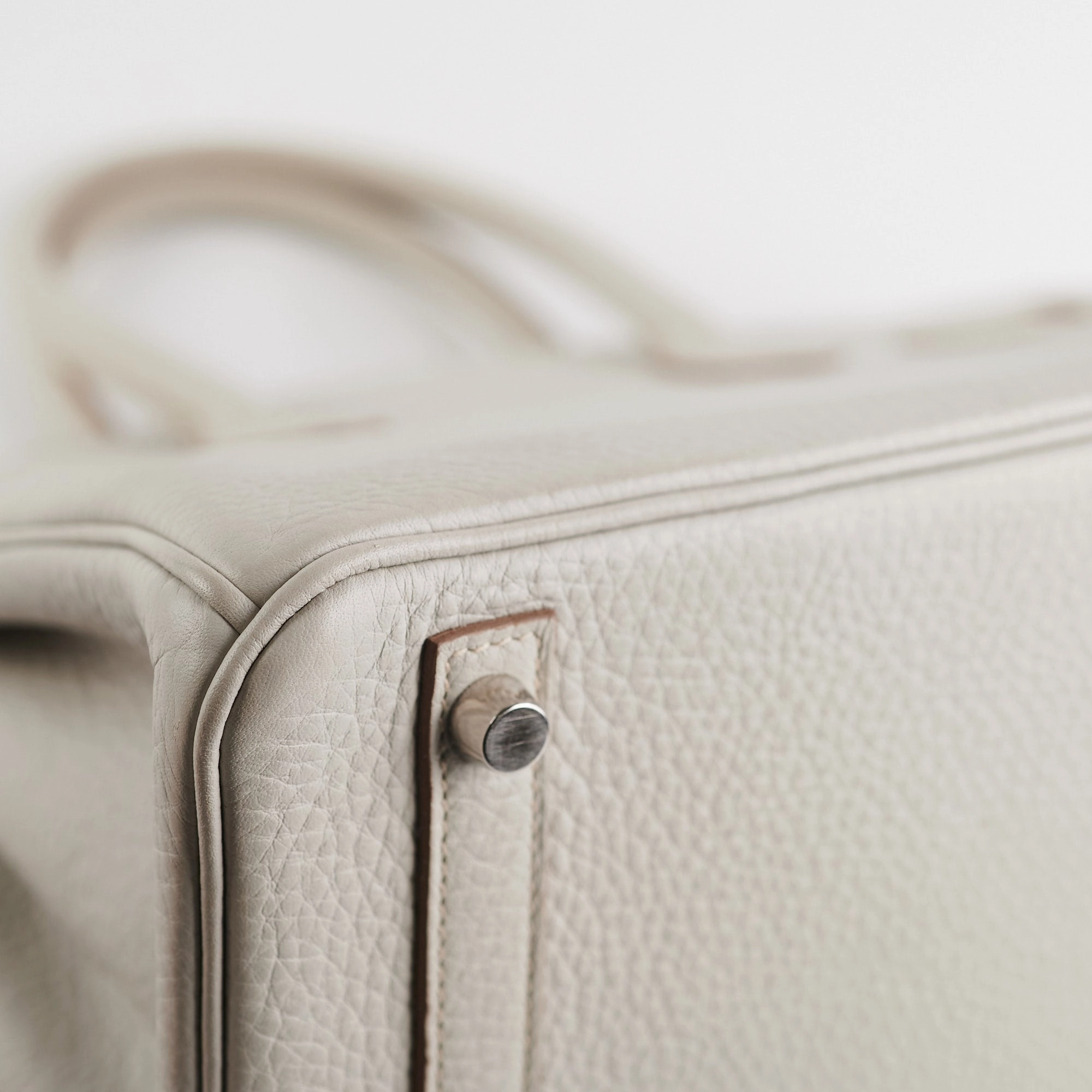 Hermes Birkin 30 Gris Perle Stamp P Square (2012)