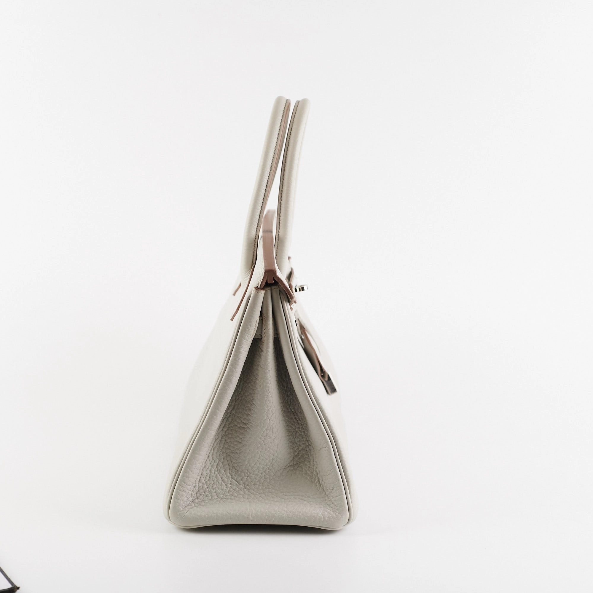 Hermes Birkin 30 Gris Perle Stamp P Square (2012)