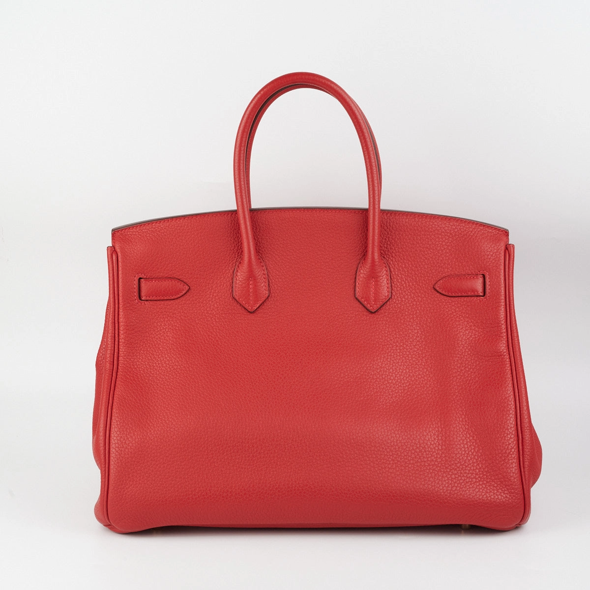 Hermes Birkin 35 Clemence Red - T Stamp