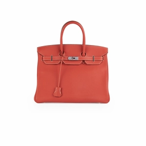 Hermes Birkin 35 Clemence Red