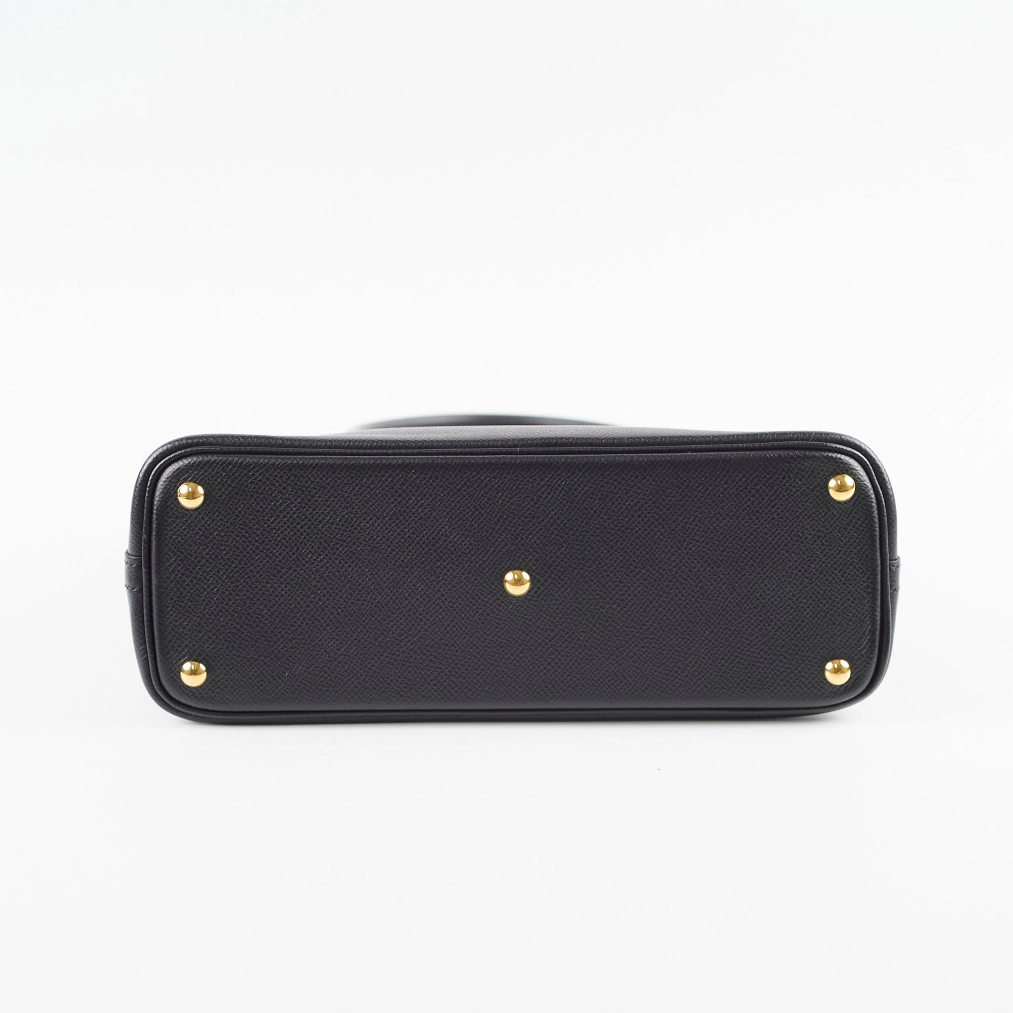 Hermes Bolide 27 Black Espom GHW