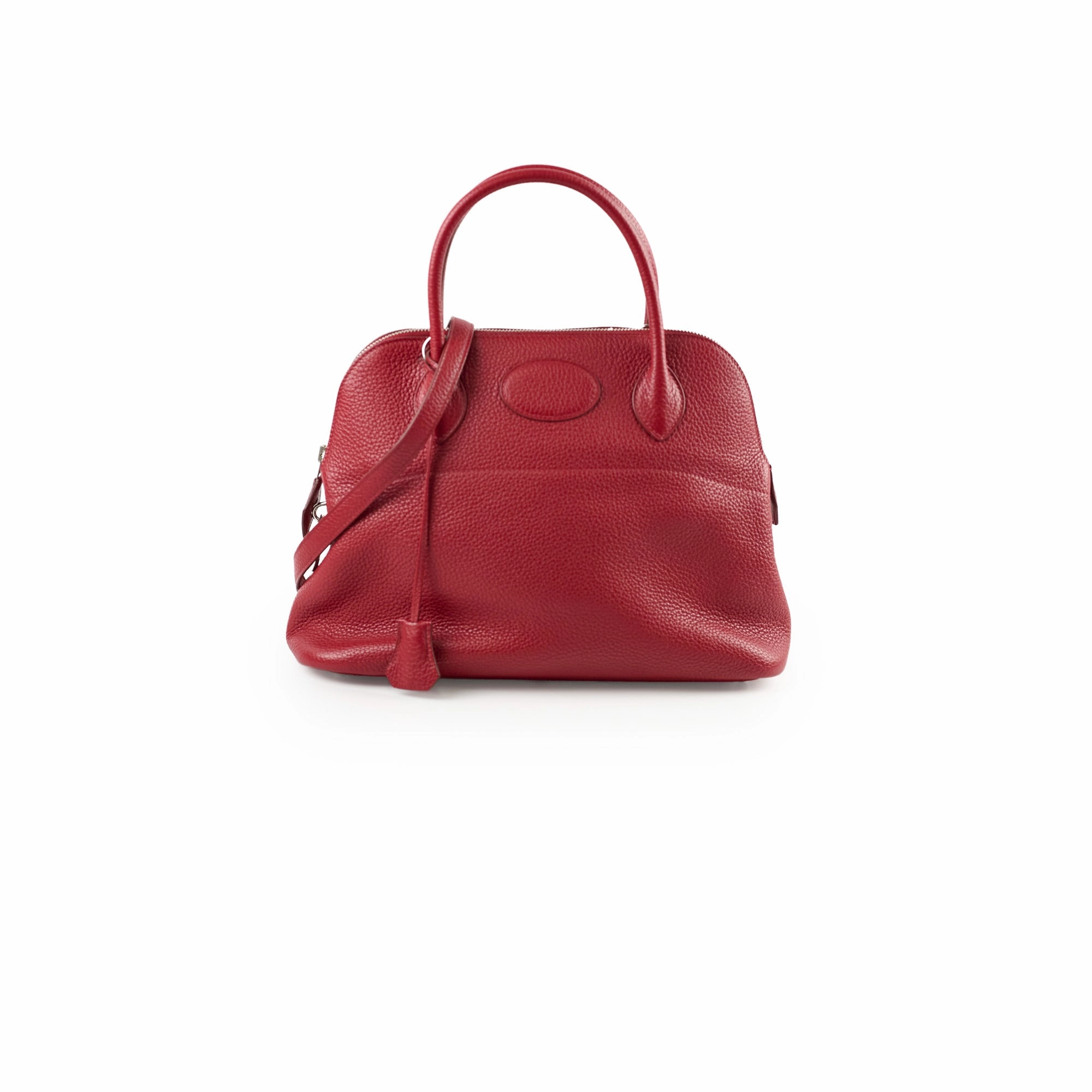 Hermes Bolide 31 Red Clemence Square Q 2013