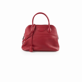 Hermes Bolide 31 Red Clemence Square Q 2013