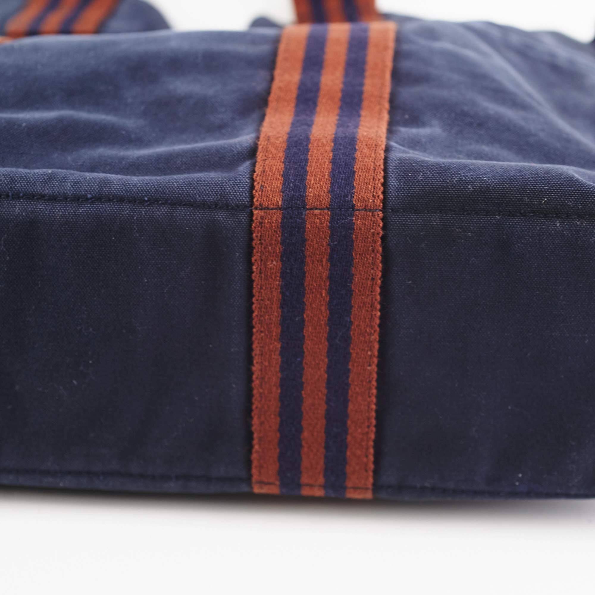 Hermes Canvas Tote Navy