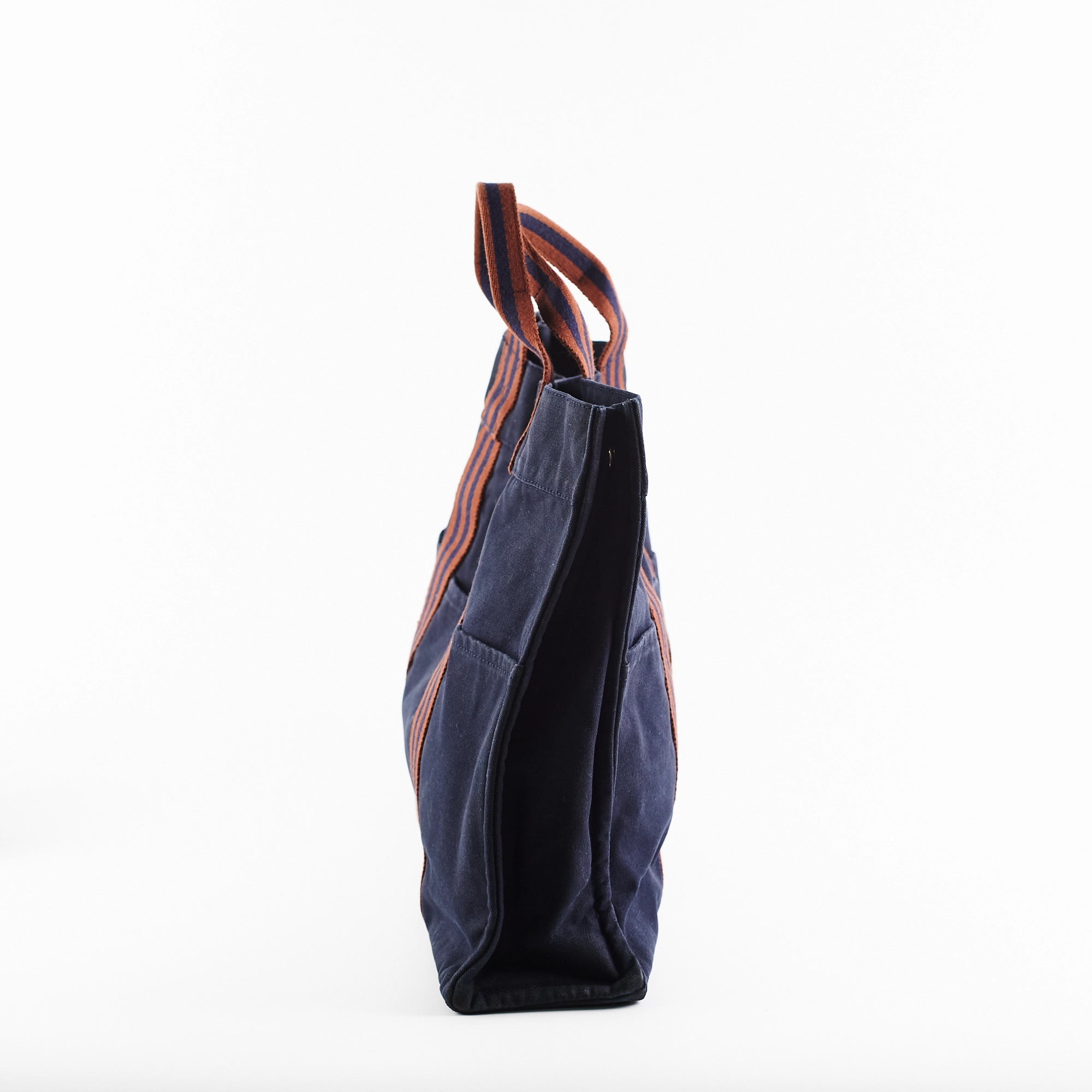Hermes Canvas Tote Navy