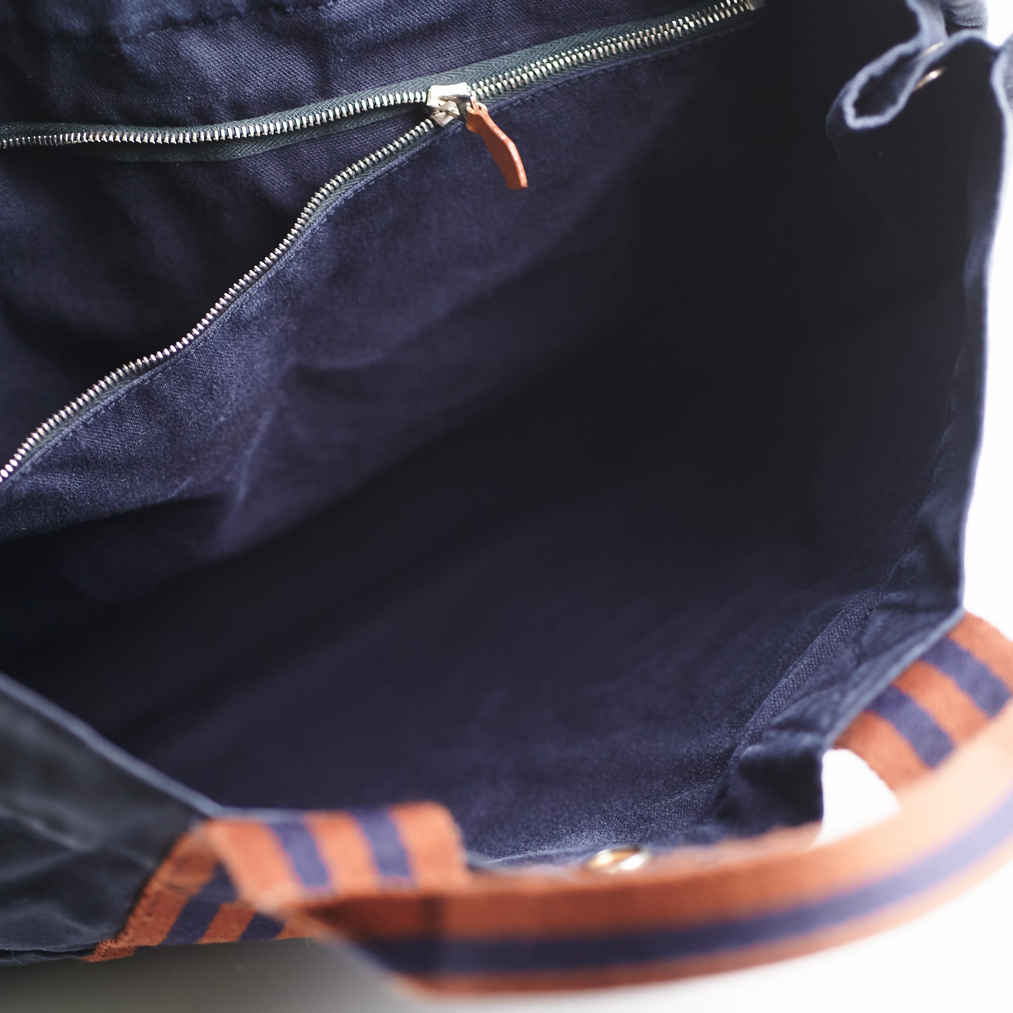 Hermes Canvas Tote Navy