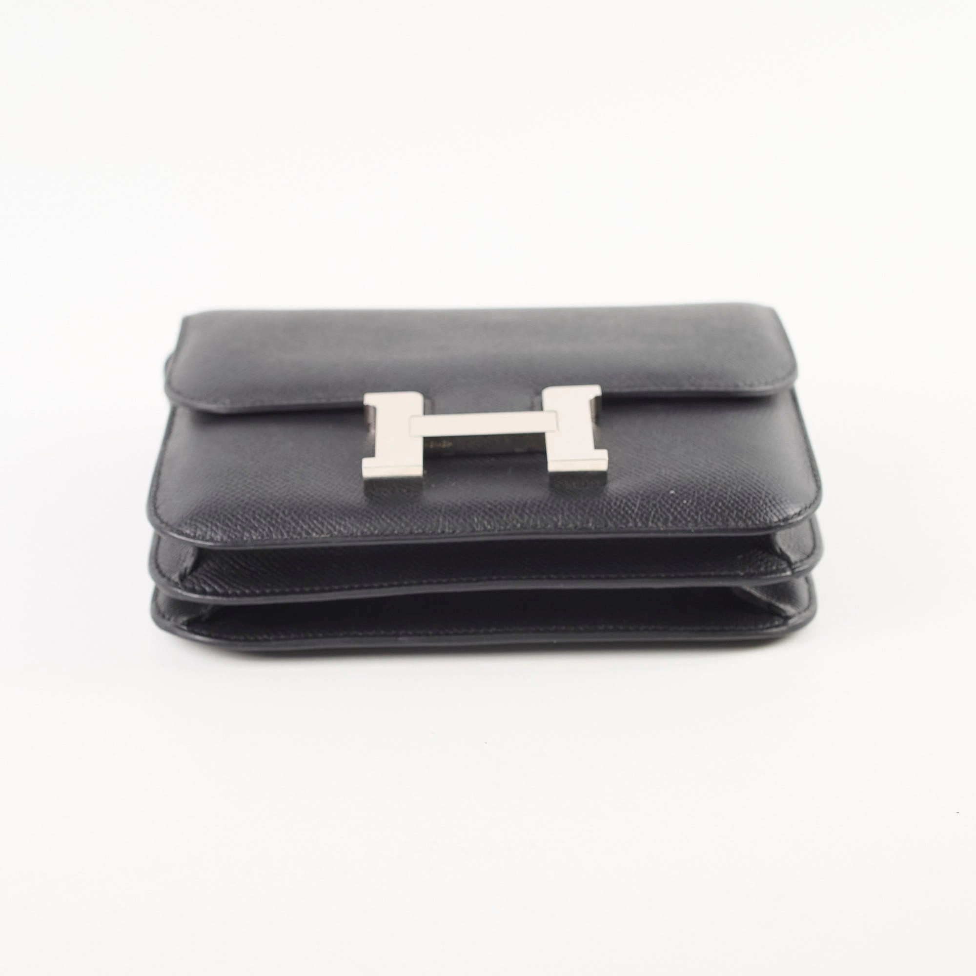 Hermes Constance 18 Epsom Noir B Stamp 2023
