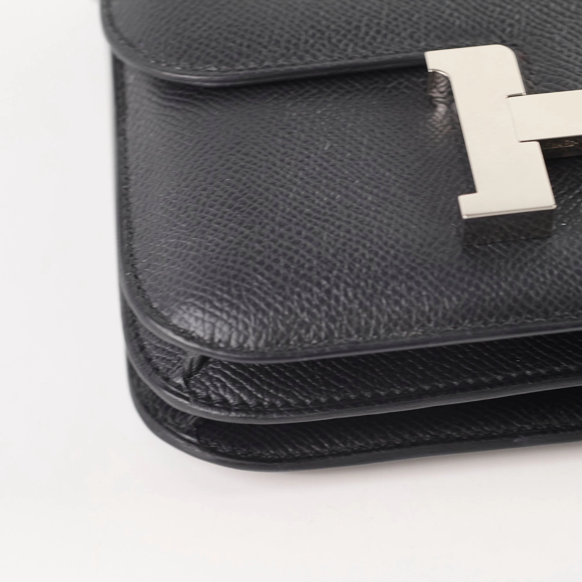 Hermes Constance 18 Epsom Noir B Stamp 2023