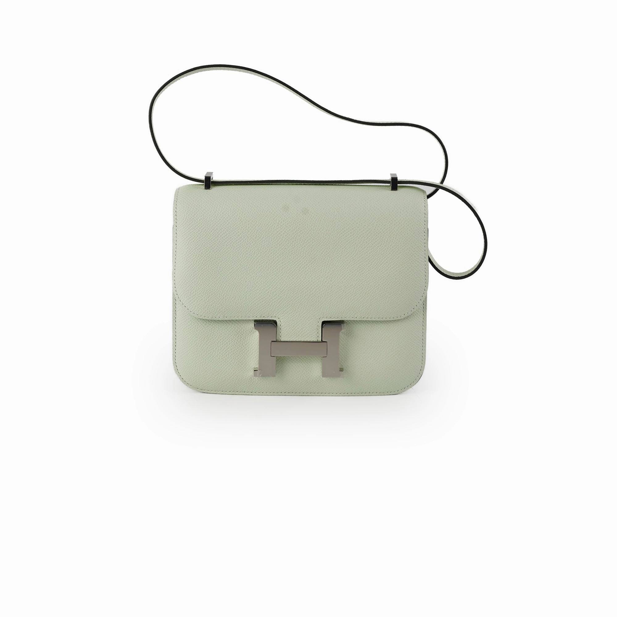 Hermes Constance 18 Mini Vert Fizz Epsom - U Stamp 2022
