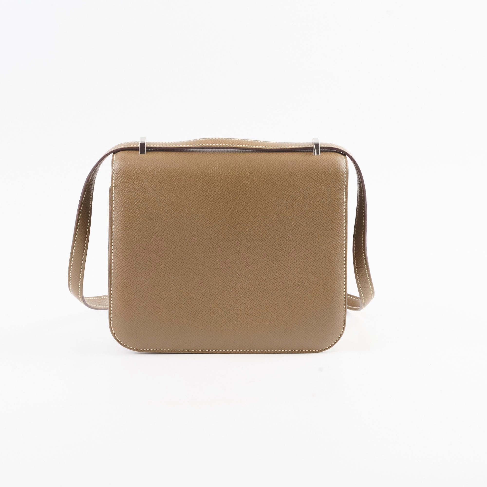 Hermes Constance Mini 18 Etoupe Y Stamp