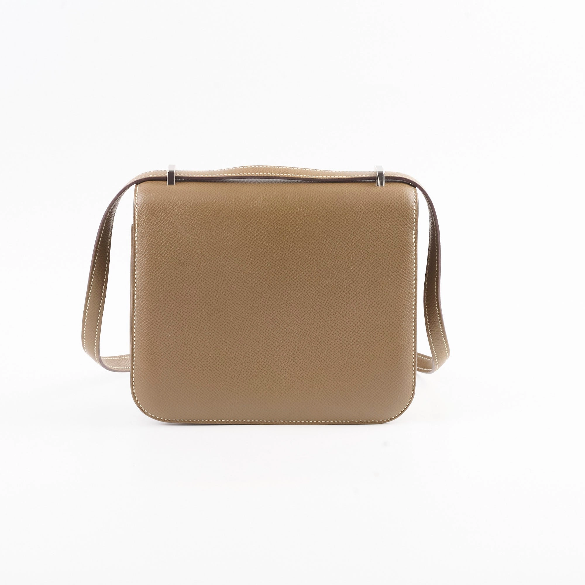 Hermes Constance Mini 18 Etoupe Y Stamp
