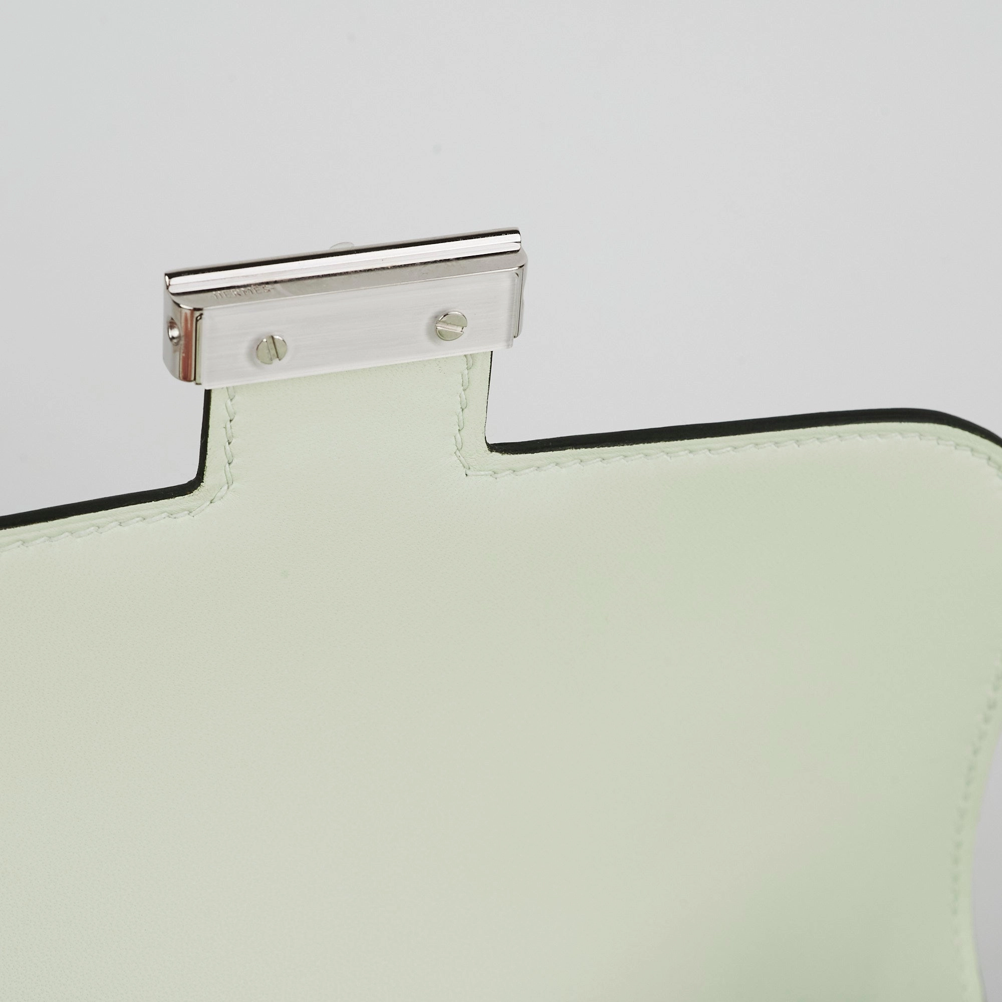 Hermes Epsom Constance Mini Vert Fizz U stamp 2022
