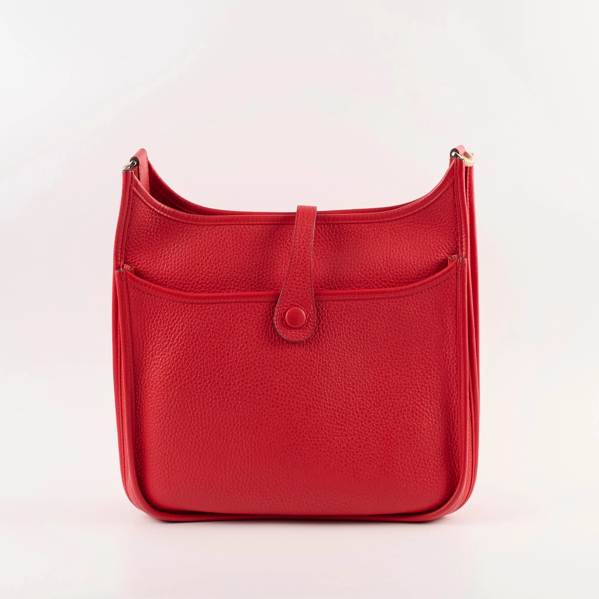 Hermes Evelyne 29 Clemence Red Stamp A (2017)