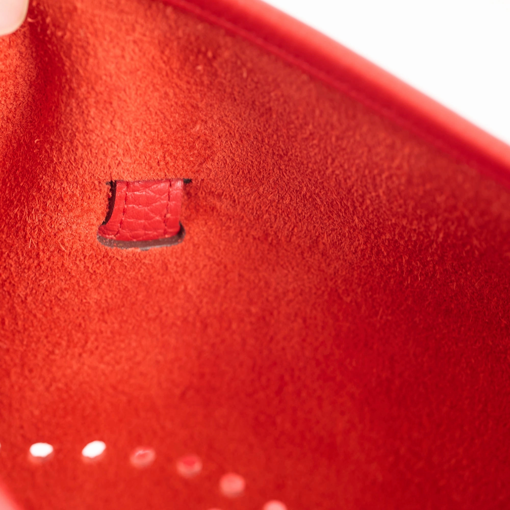 Hermes Evelyne 29 Clemence Red Stamp A (2017)