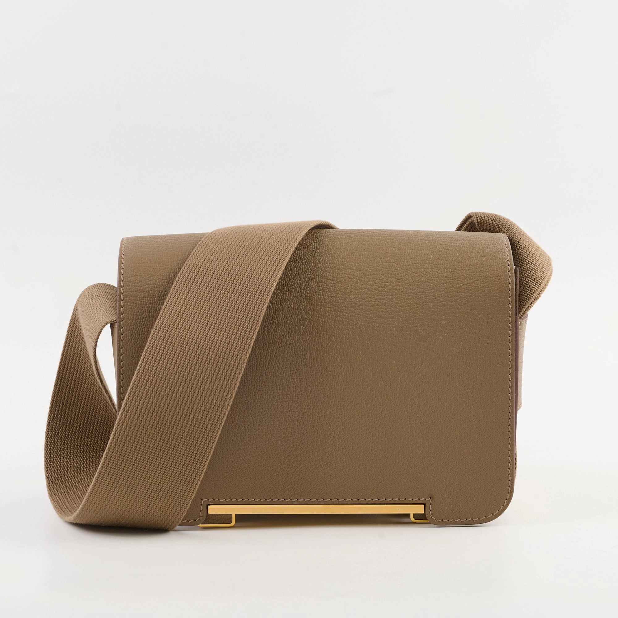Hermes Geta Chevre Mysore Etoupe (W Stamp 2024)
