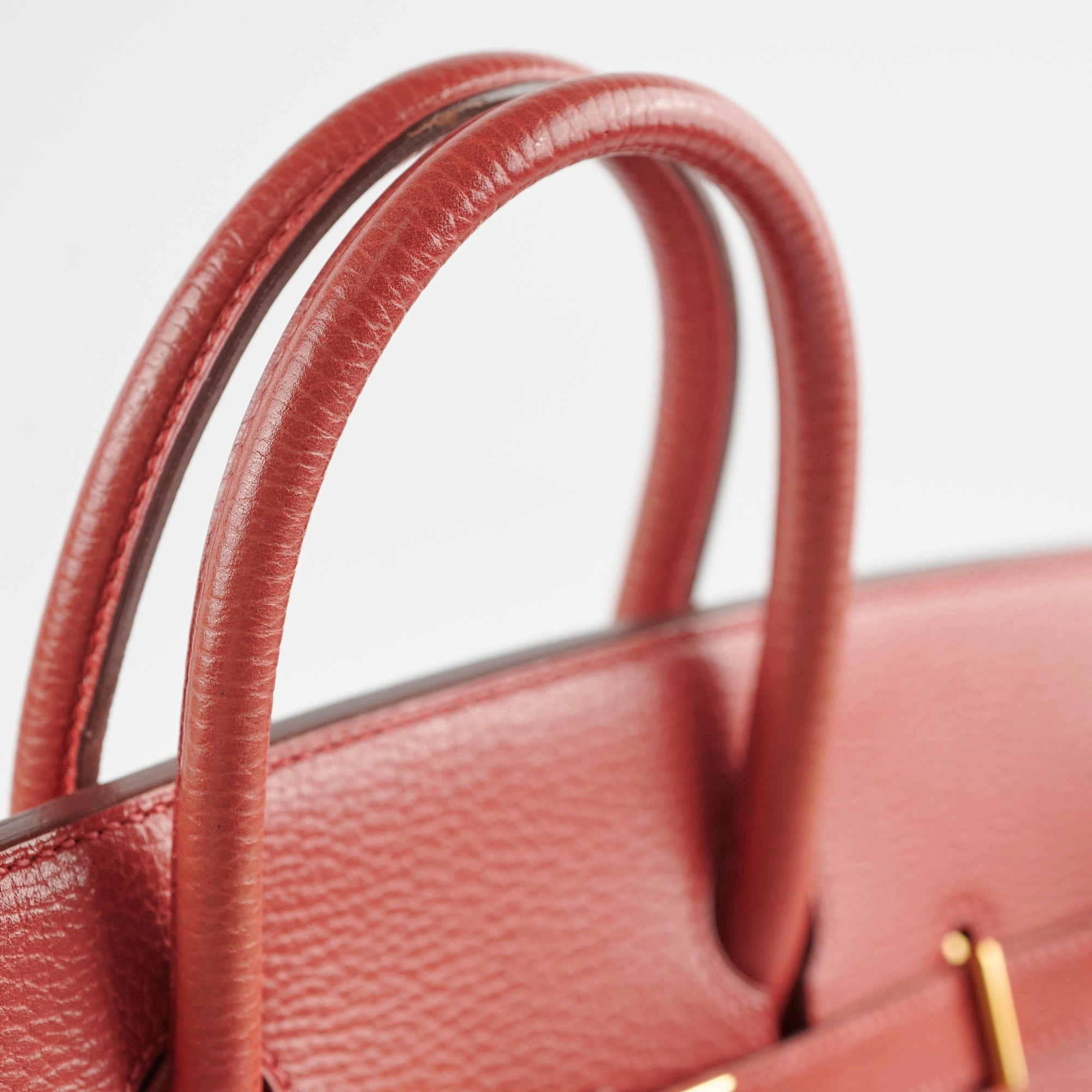 Hermes Hac Birkin 32 Rouge H Stamp 2004