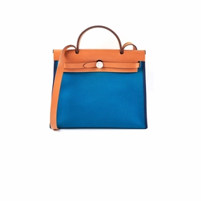 Hermes Herbag 31 Blue Bag
