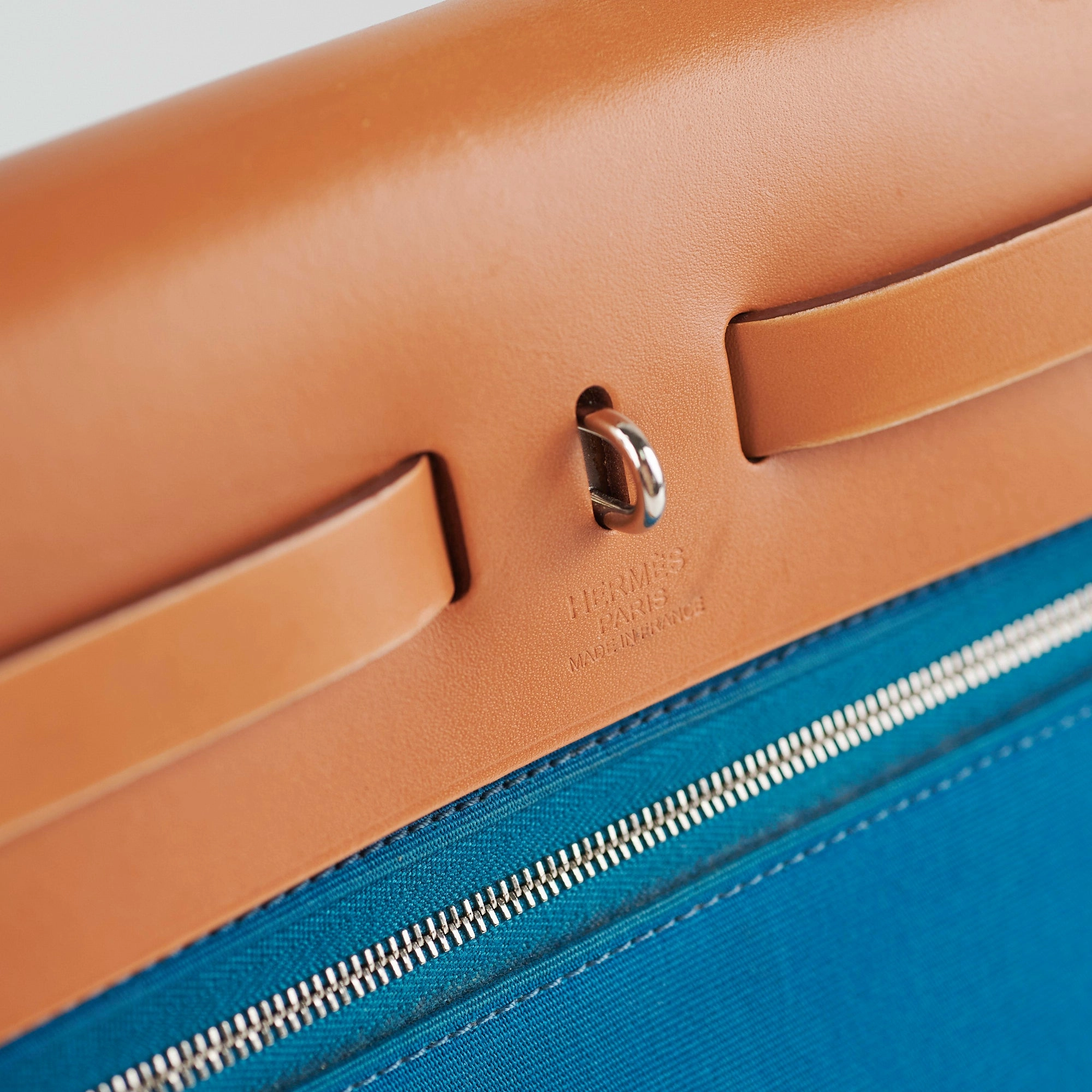 Hermes Herbag 31 Blue Bag