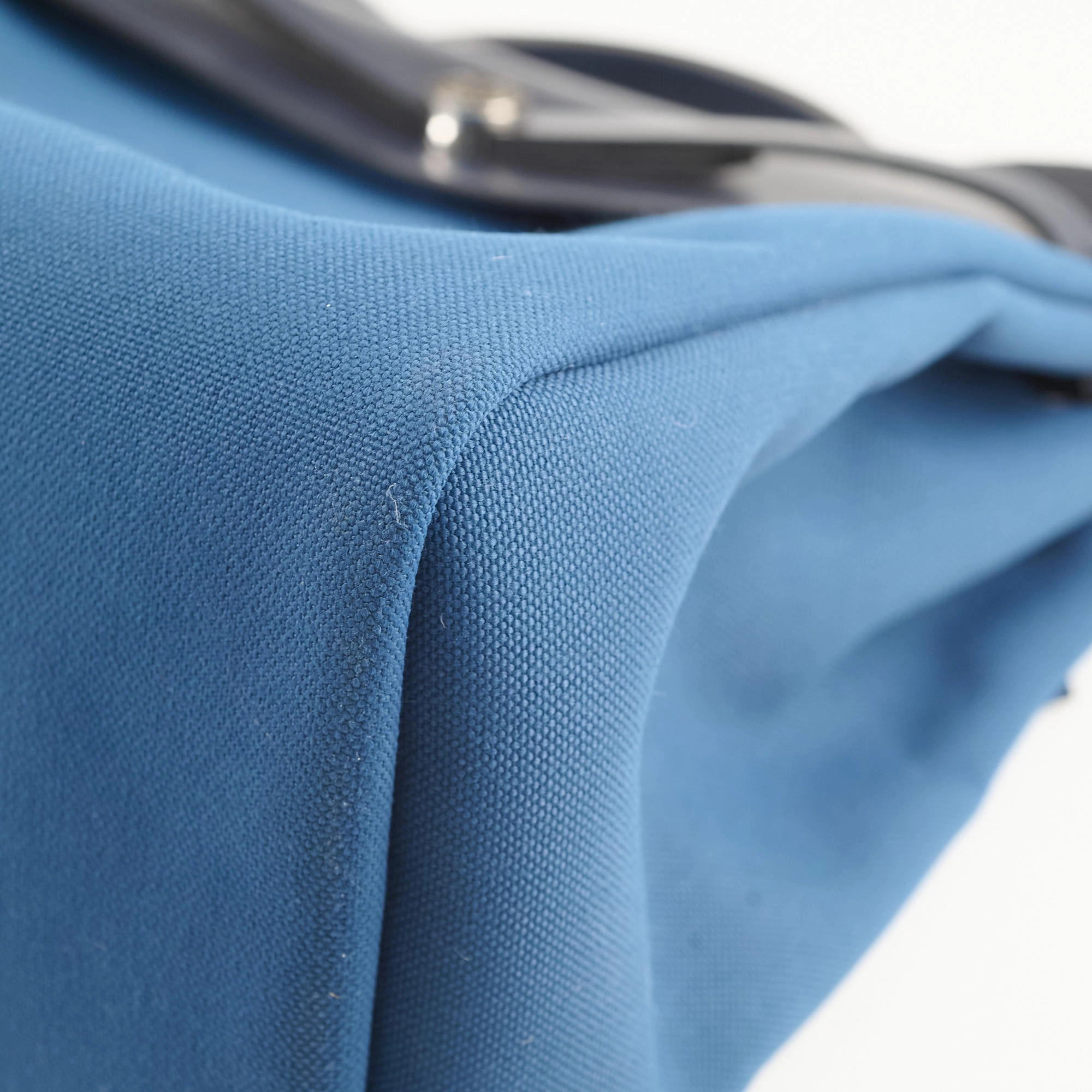 Hermes Herbag 39 Blue Indigo Retourne D stamp 2019