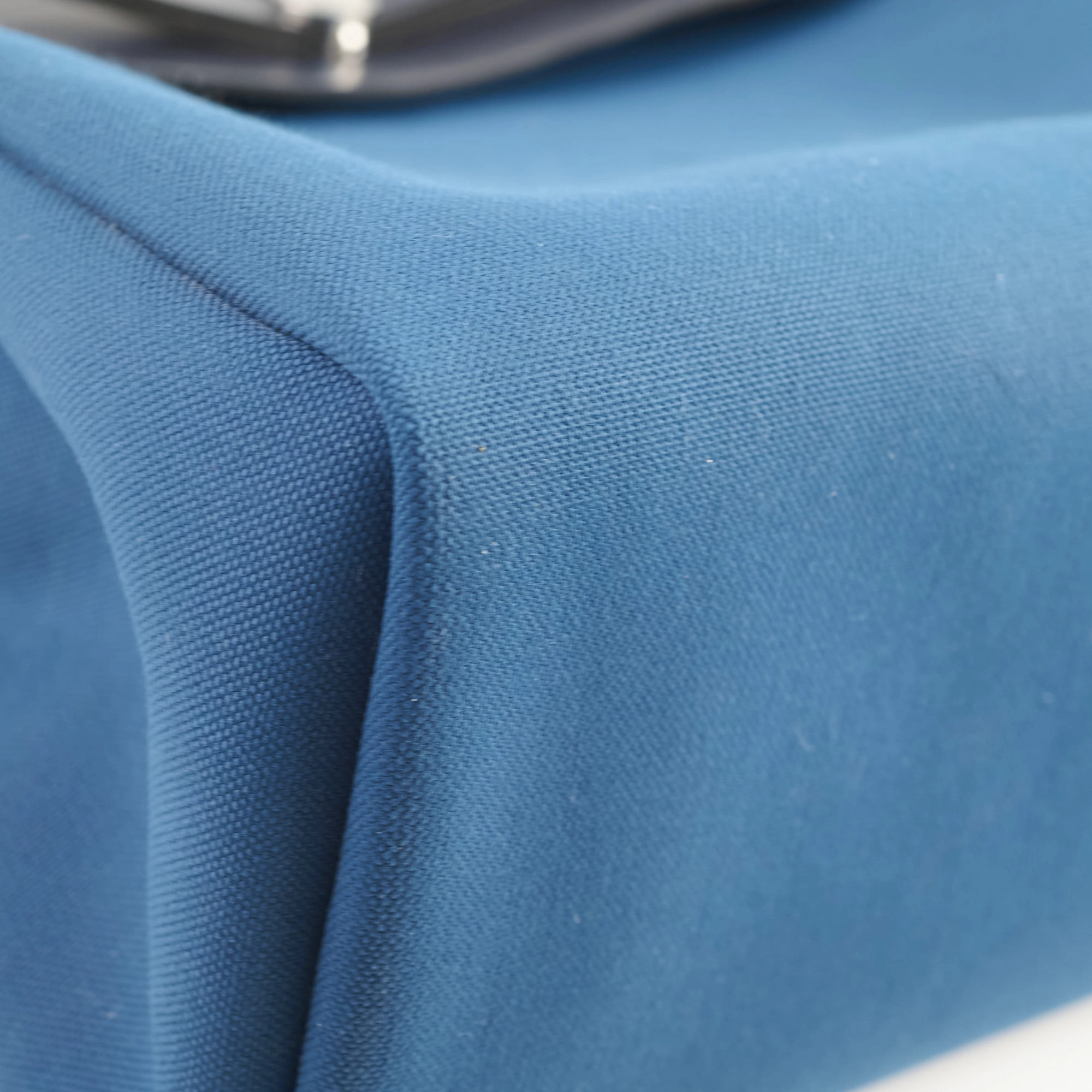Hermes Herbag 39 Blue Indigo Retourne D stamp 2019