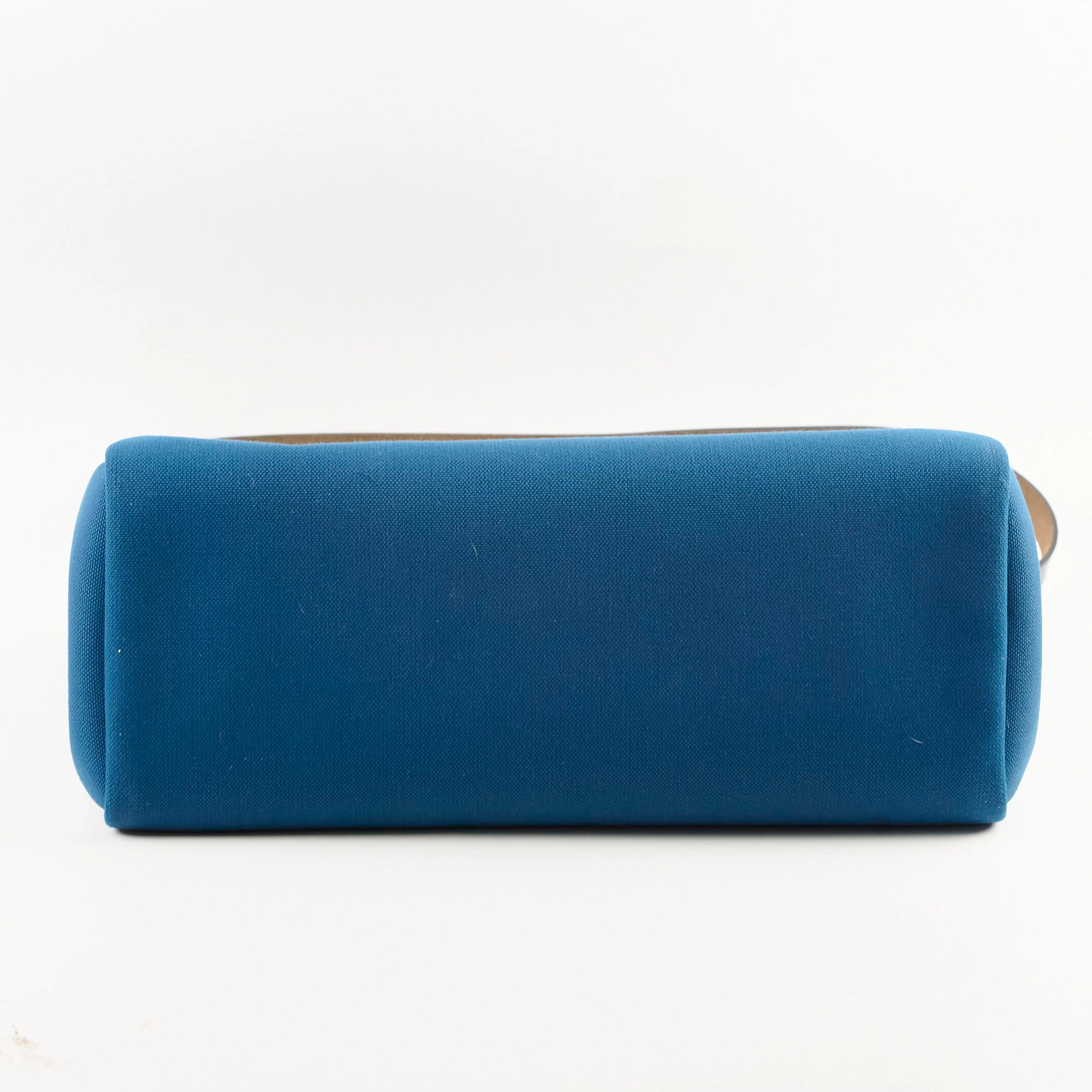 Hermes Herbag 39 Blue Indigo Retourne D stamp 2019
