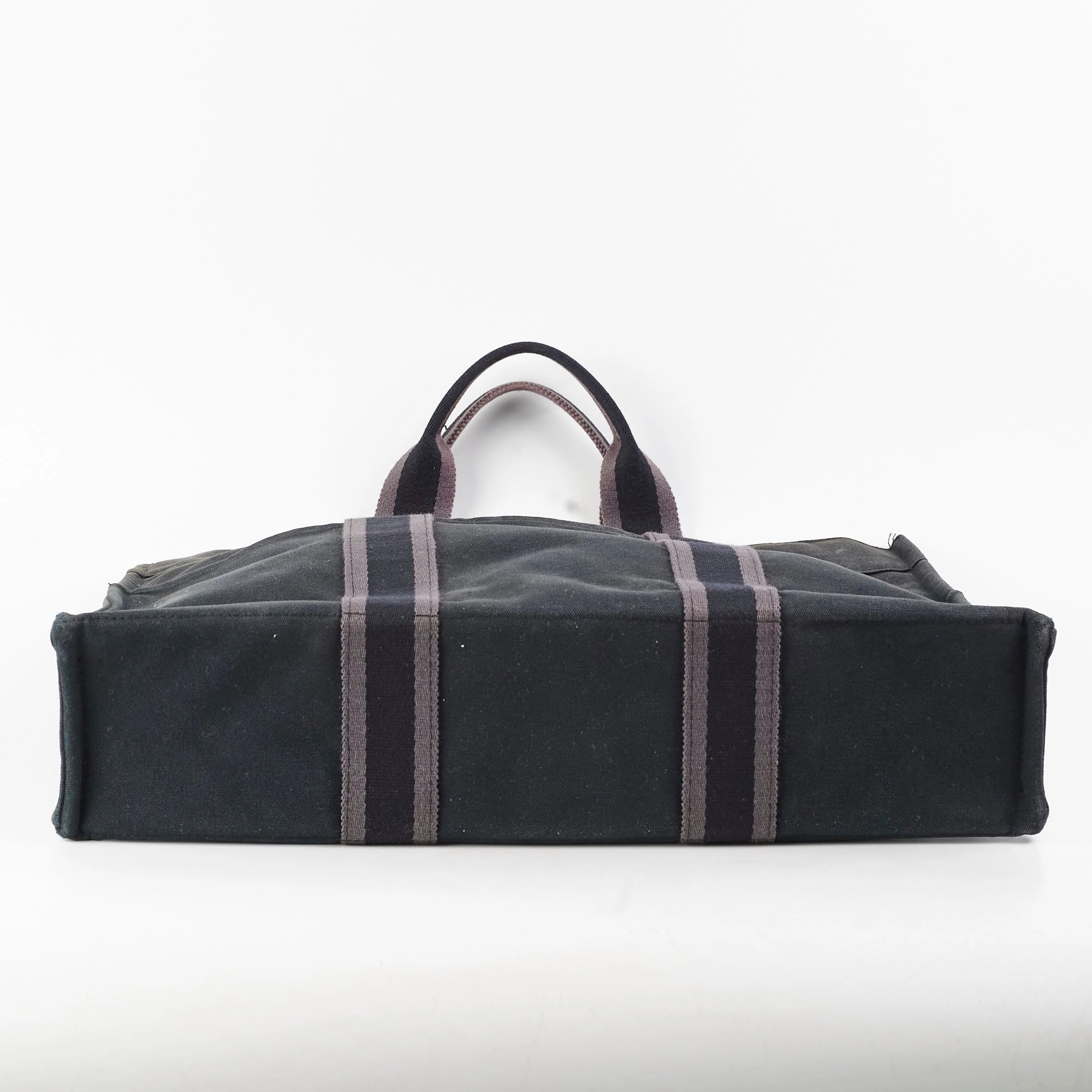 Hermes Herline Tote Canvas Black
