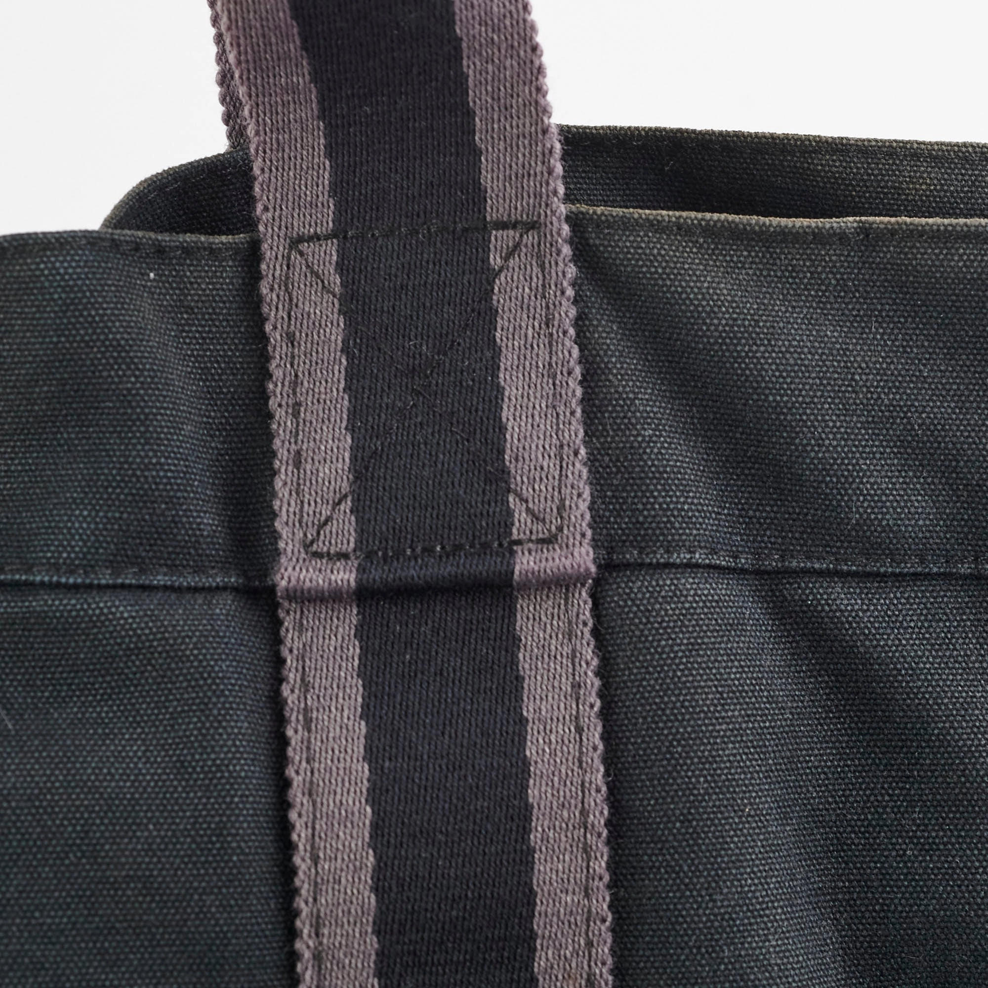 Hermes Herline Tote Canvas Black