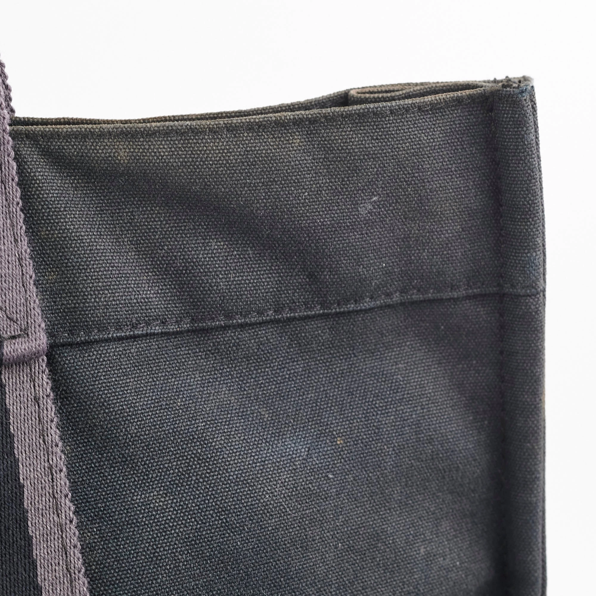 Hermes Herline Tote Canvas Black