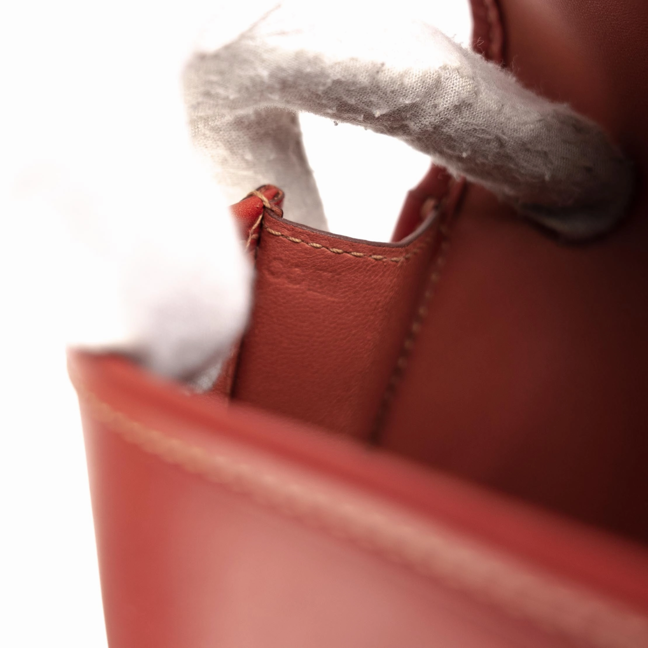 Hermes Jige Clutch 29 Red/Orange - M Stamp