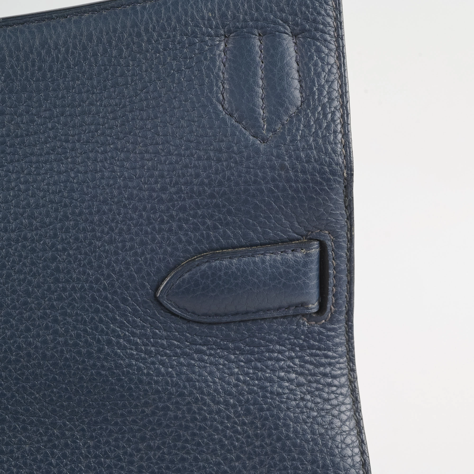 Hermes Jypsiere 34 Navy Square Q Stamp