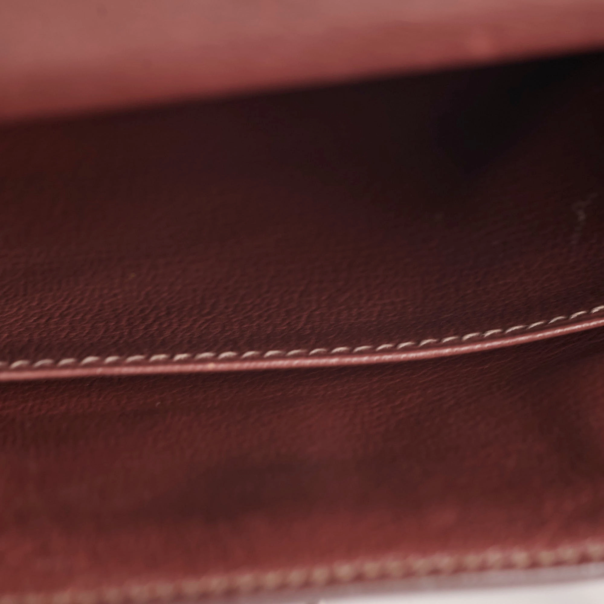 Hermes Kelly 25 Brown I Sqaure Stamp