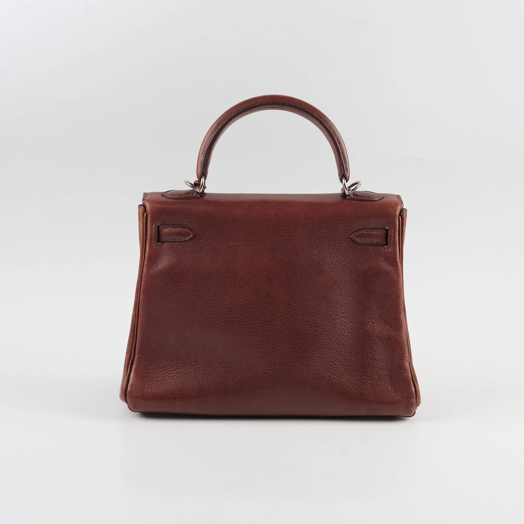 Hermes Kelly 25 Brown I Sqaure Stamp