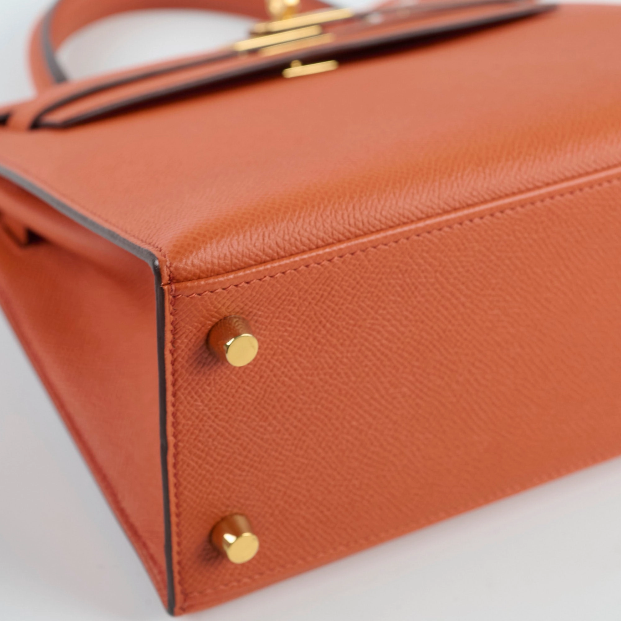 Hermes Kelly 25 Epsom Sellier Terre Battue Y Stamp