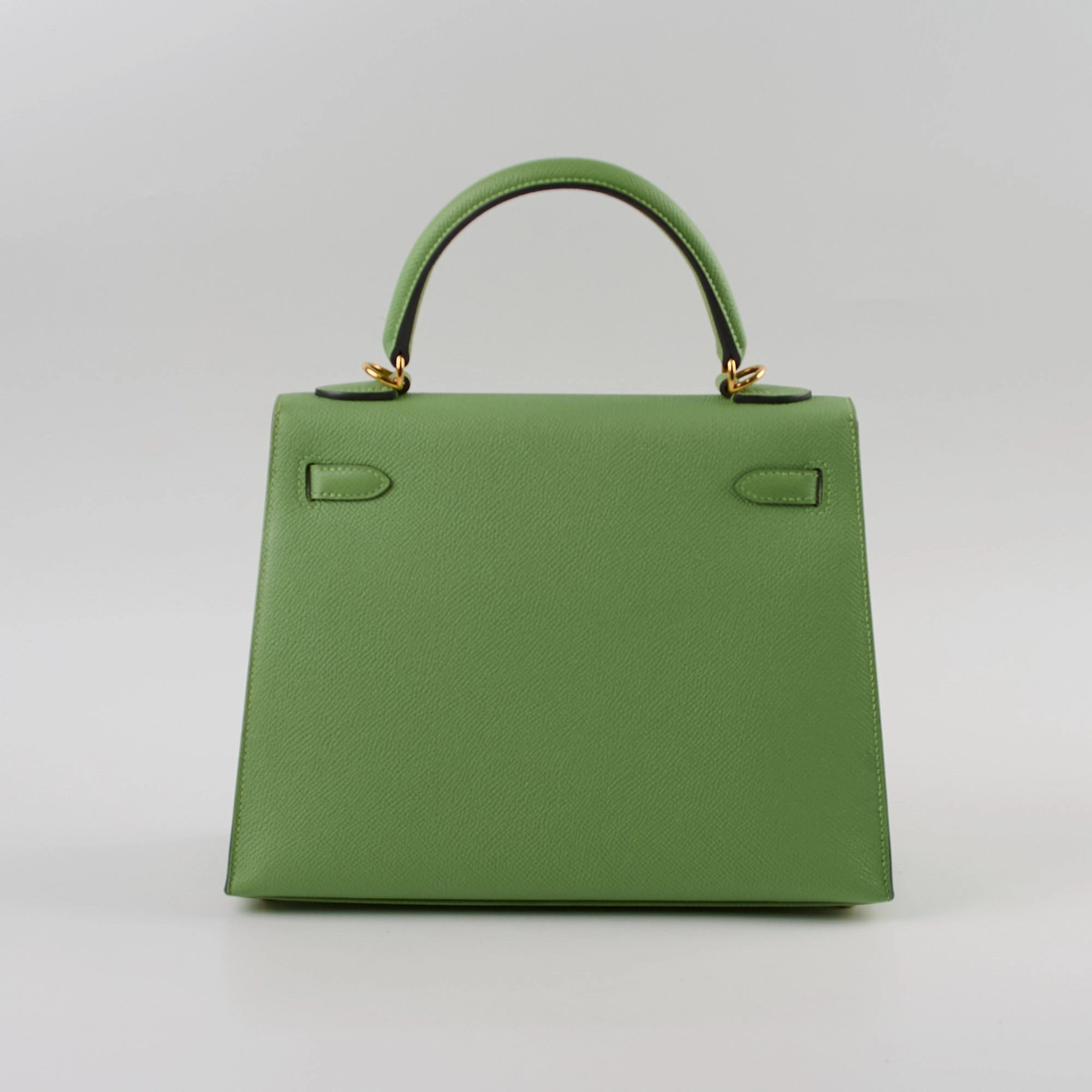 Hermes Kelly 25 Epsom Vert Criquet D Stamp 2019