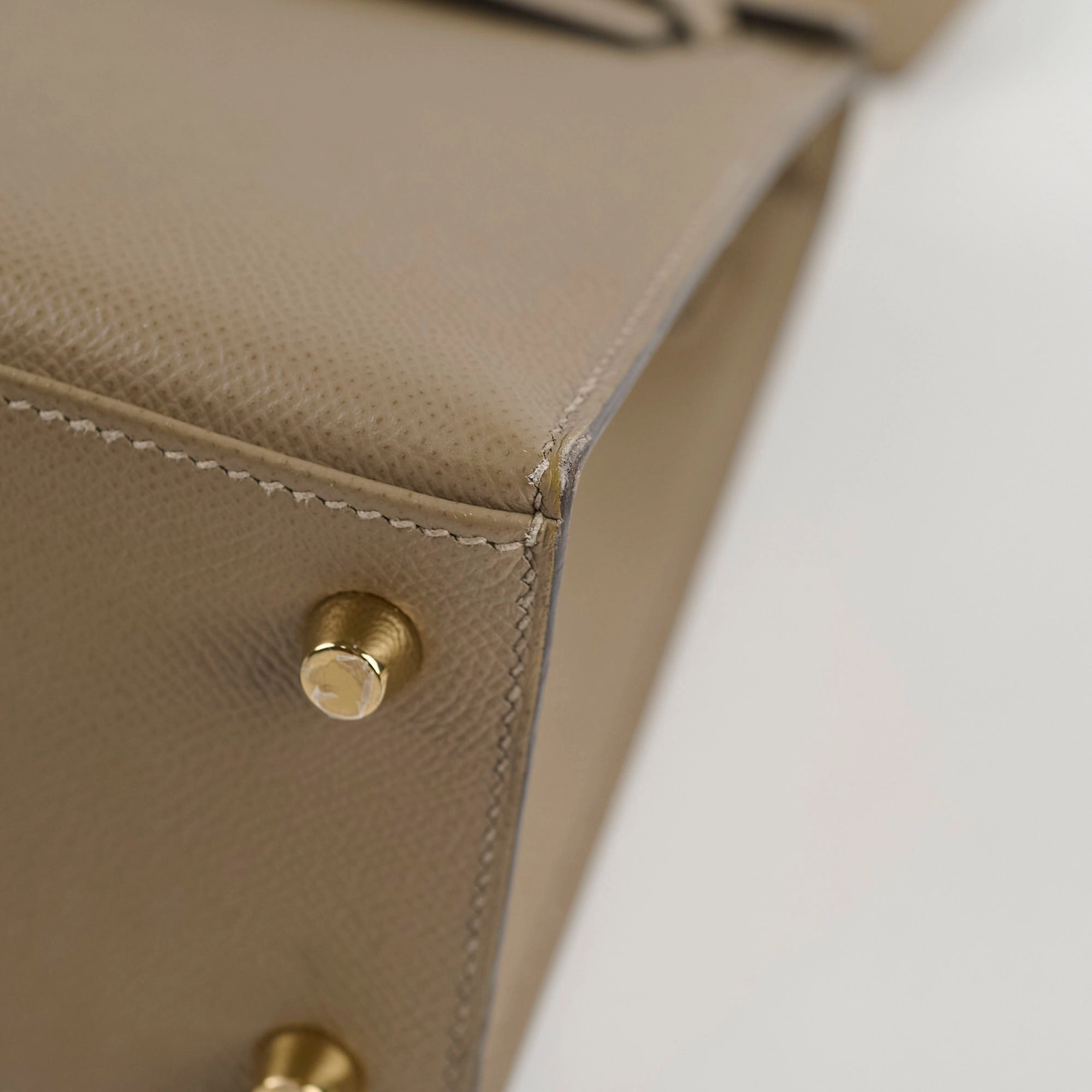 Hermes Kelly 25 Gris Asphalt Epsom C Stamp 2018
