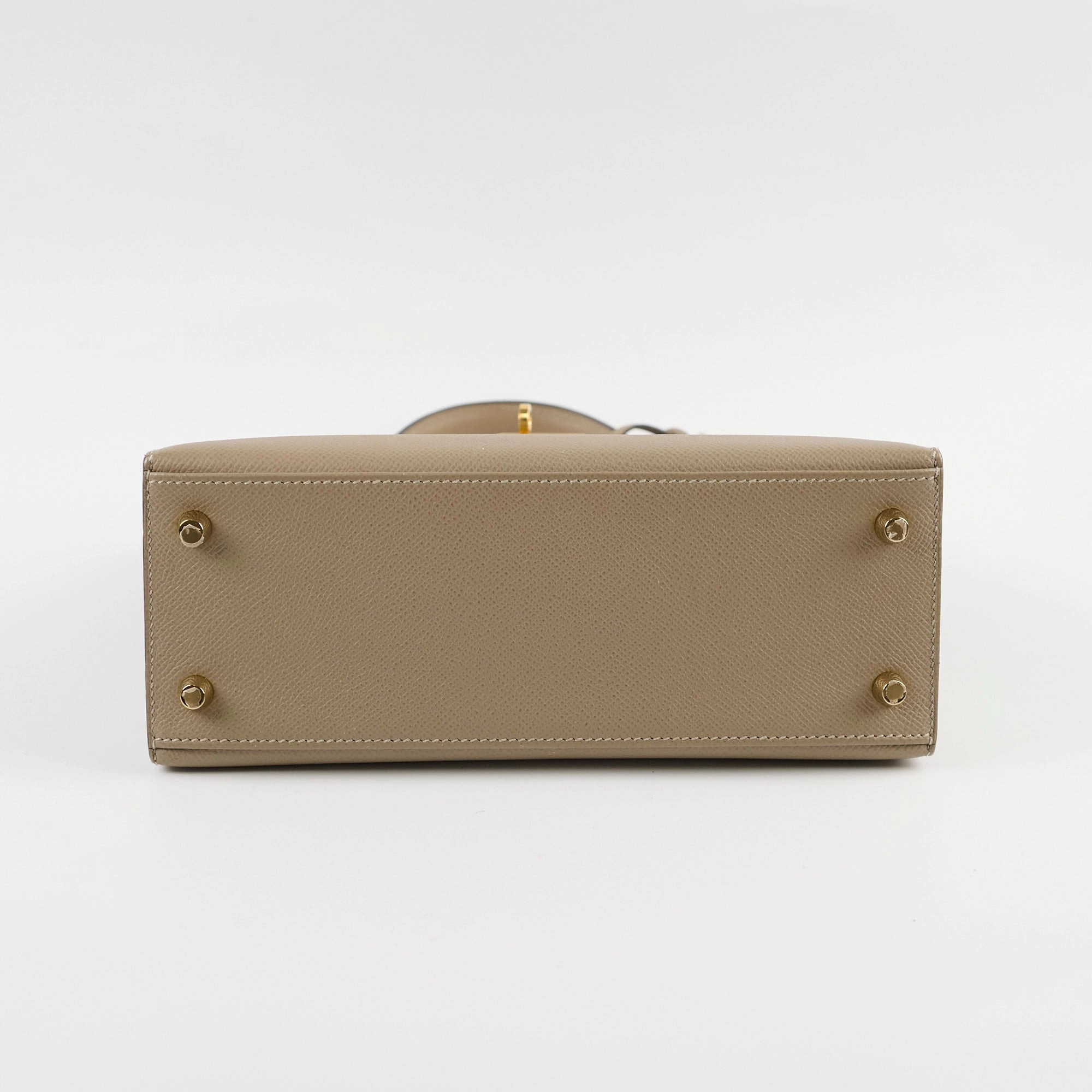 Hermes Kelly 25 Gris Asphalt Epsom C Stamp 2018