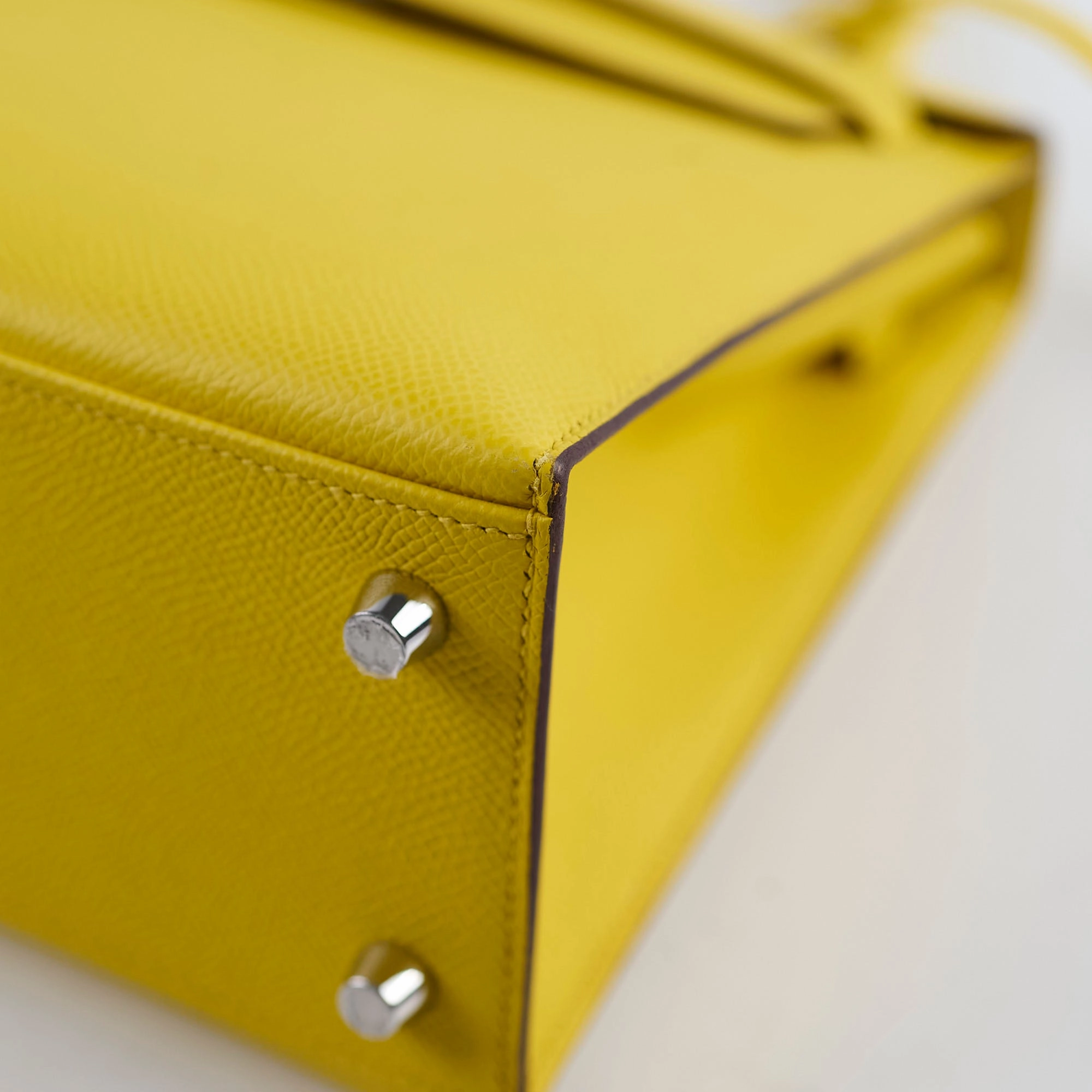 Hermes Kelly 25 Jaune De Naple Espom Sellier 2024