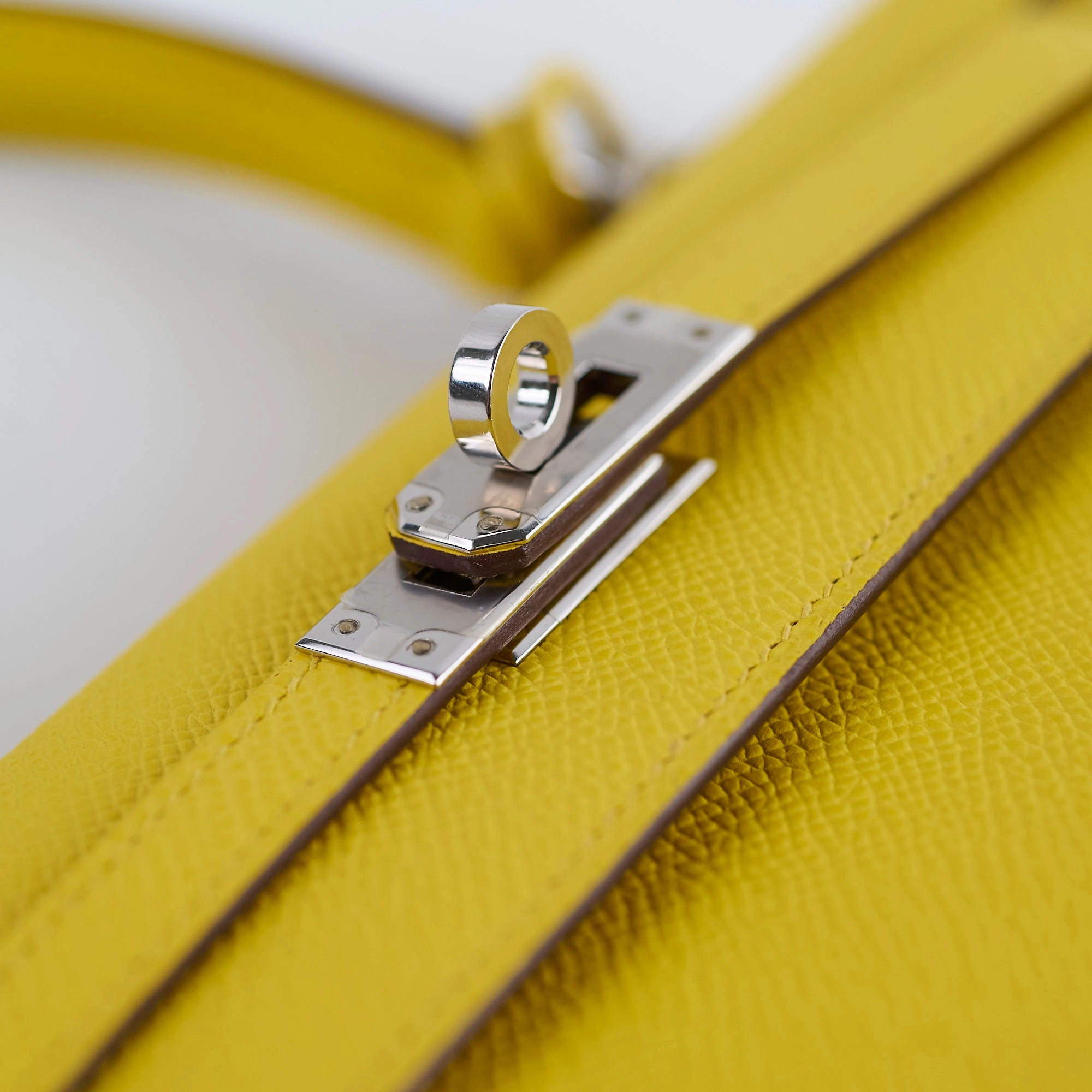 Hermes Kelly 25 Jaune De Naple Espom Sellier 2024