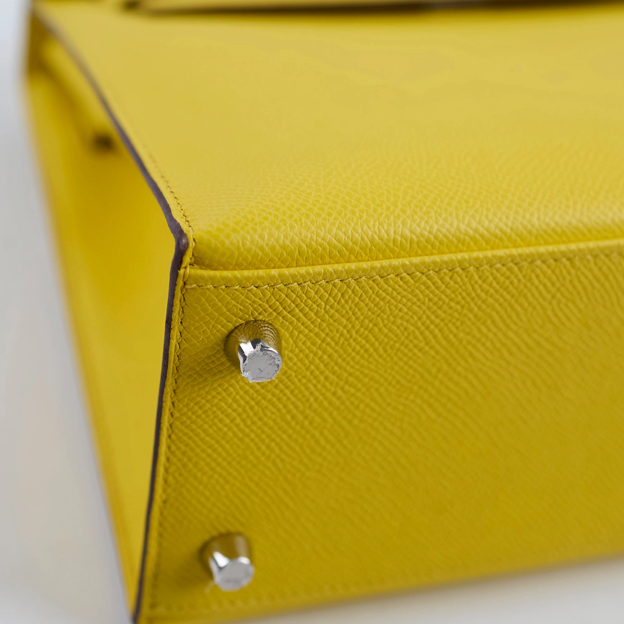 Hermes Kelly 25 Jaune De Naple Espom Sellier 2024