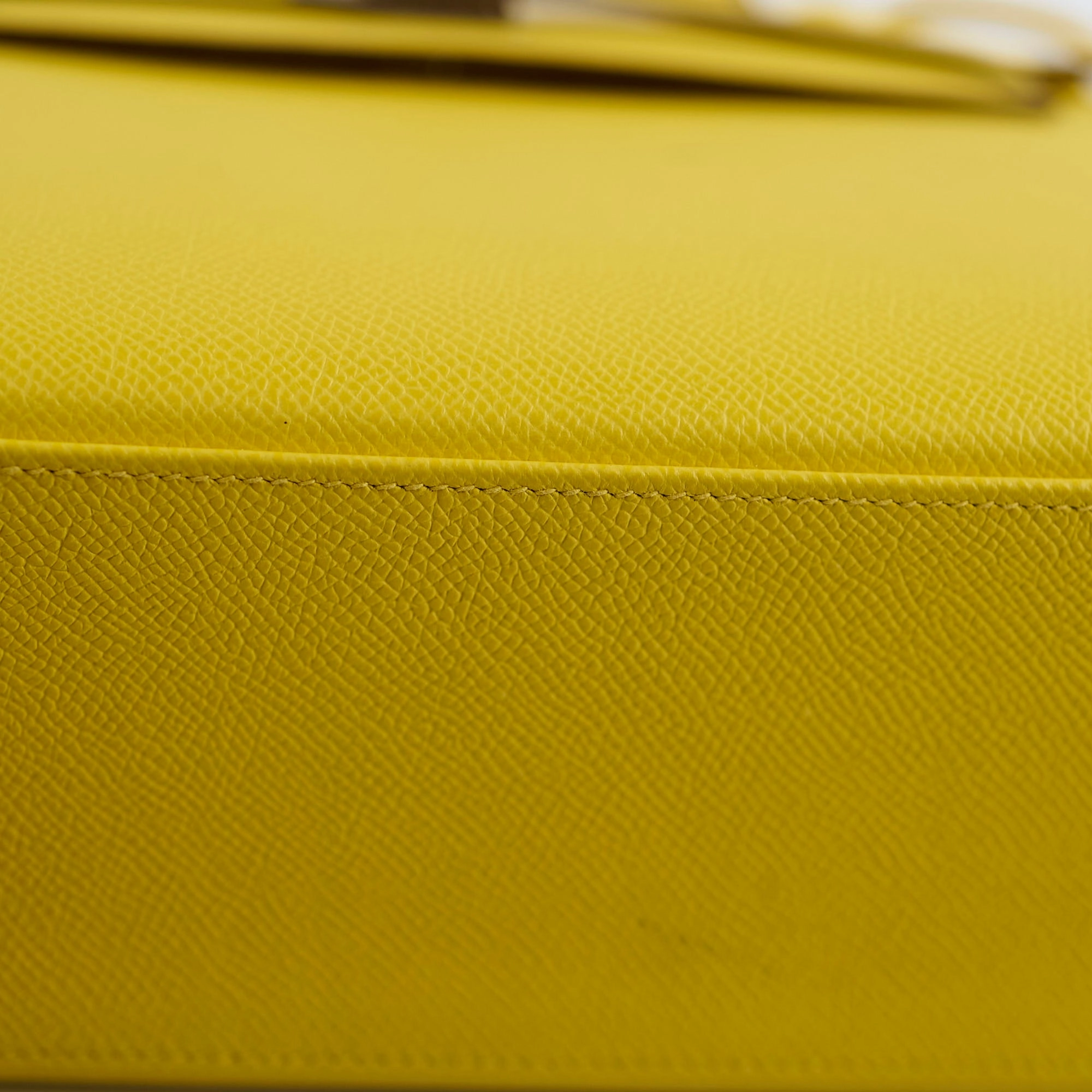 Hermes Kelly 25 Jaune De Naple Espom Sellier 2024
