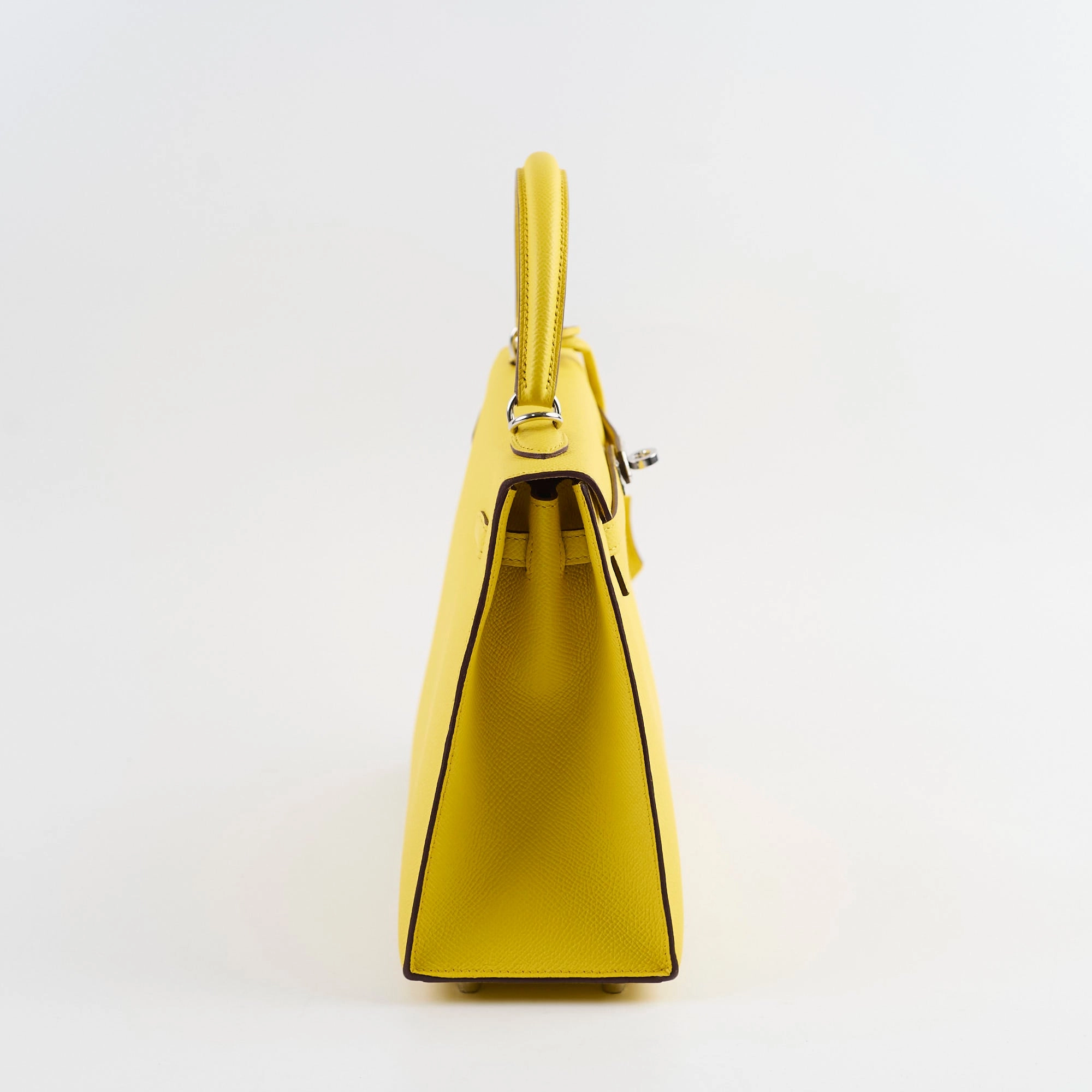 Hermes Kelly 25 Jaune De Naple Espom Sellier 2024