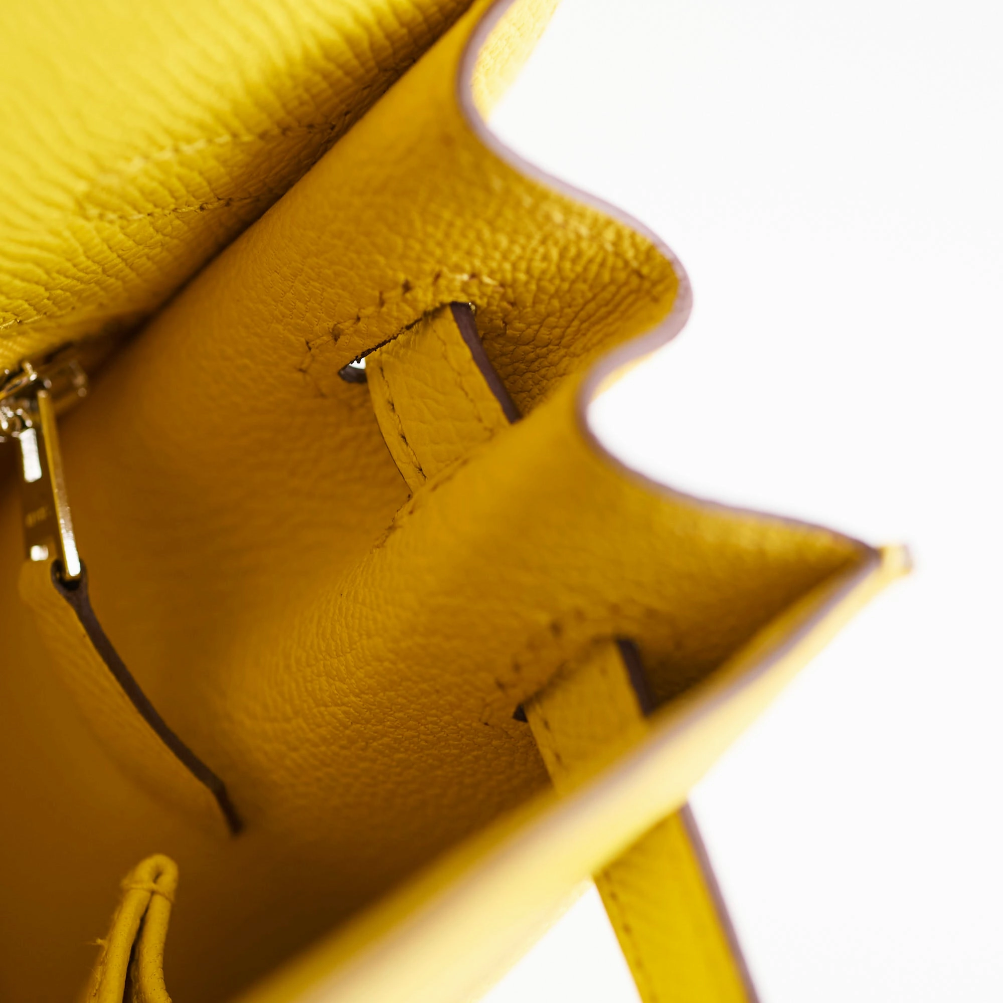 Hermes Kelly 25 Jaune De Naple Espom Sellier 2024