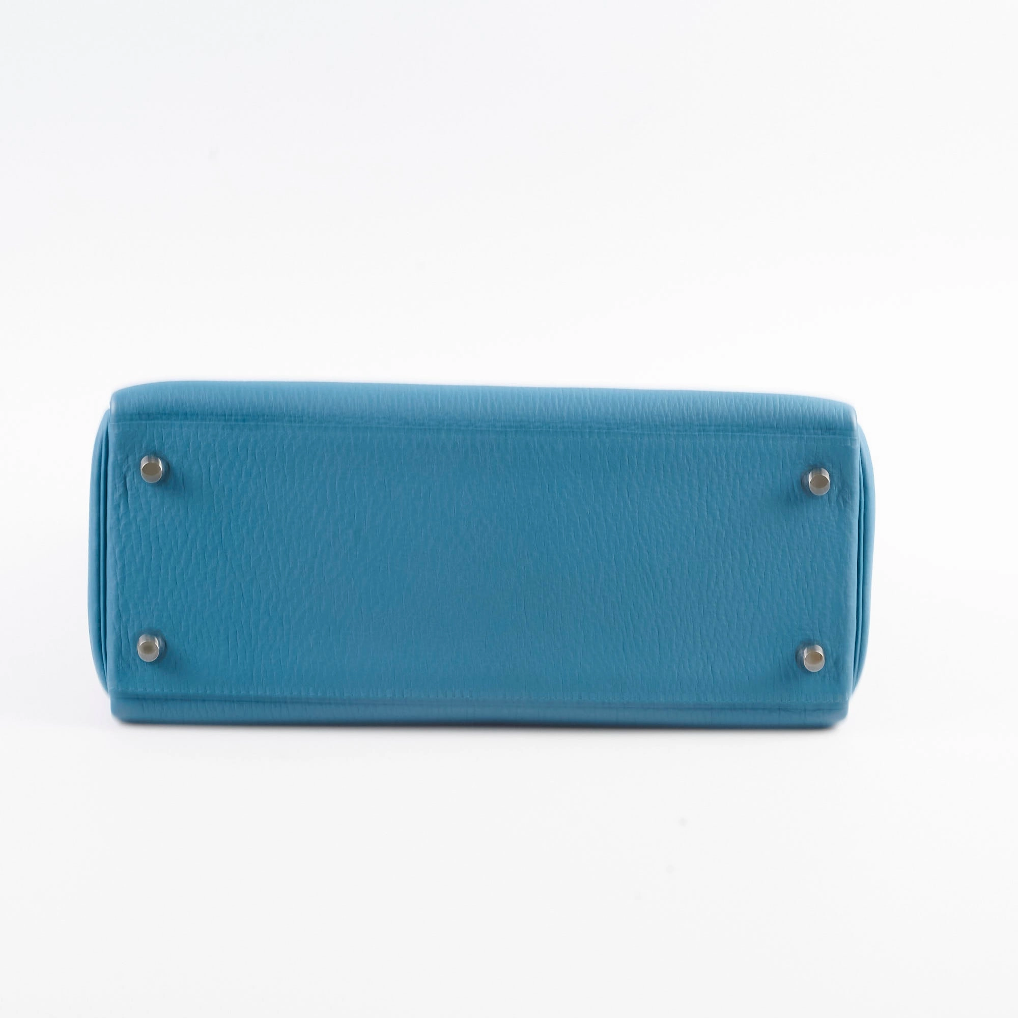 Hermes Kelly 28 blue T Stamp