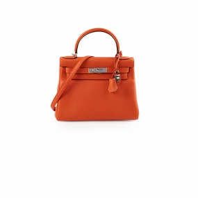 Hermes Kelly 28 Clemence Feu - Y Stamp