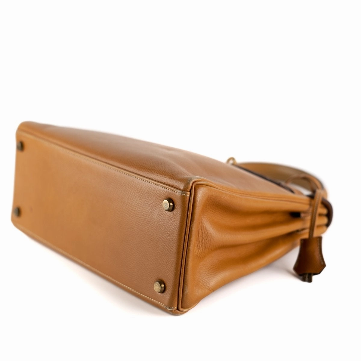 Hermes Kelly 28 Epsom Gold Bag - K Circle Stamp
