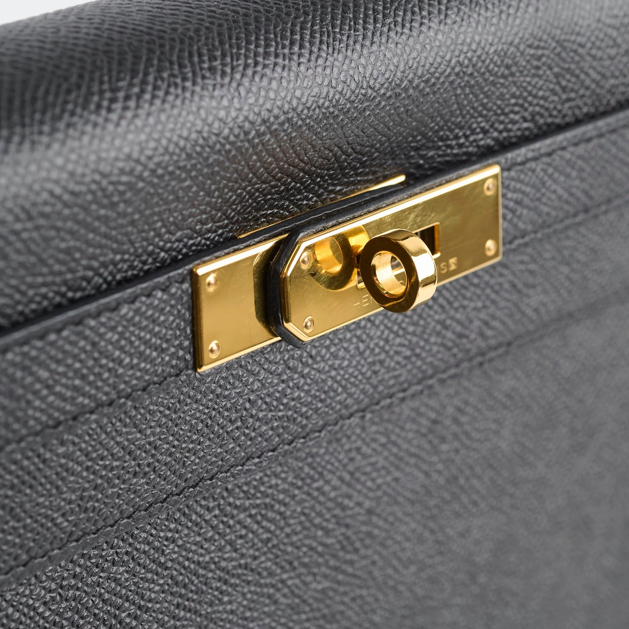 Hermes Kelly 28 Epsom Noir X Stamp 2016