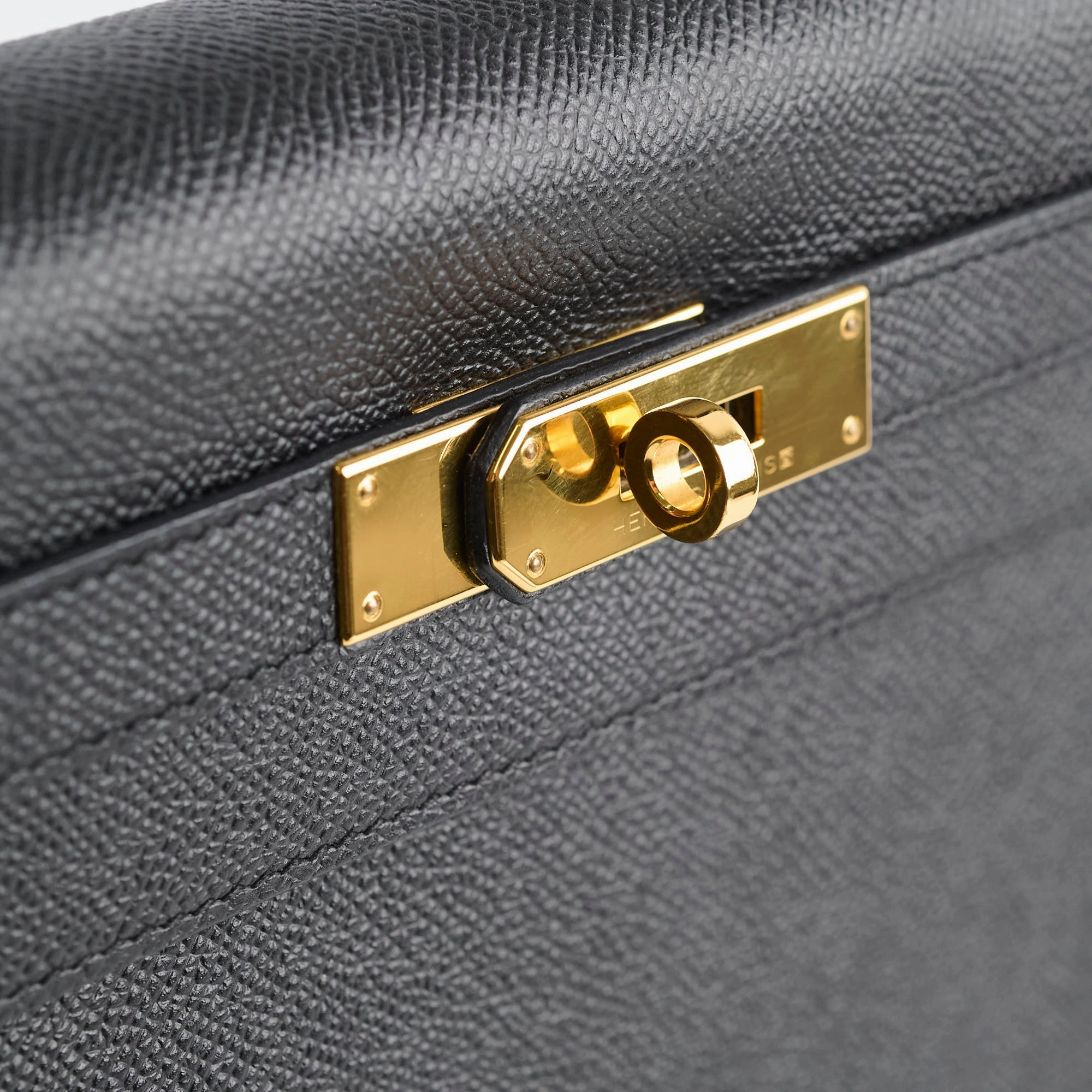 Hermes Kelly 28 Epsom Noir X Stamp 2016