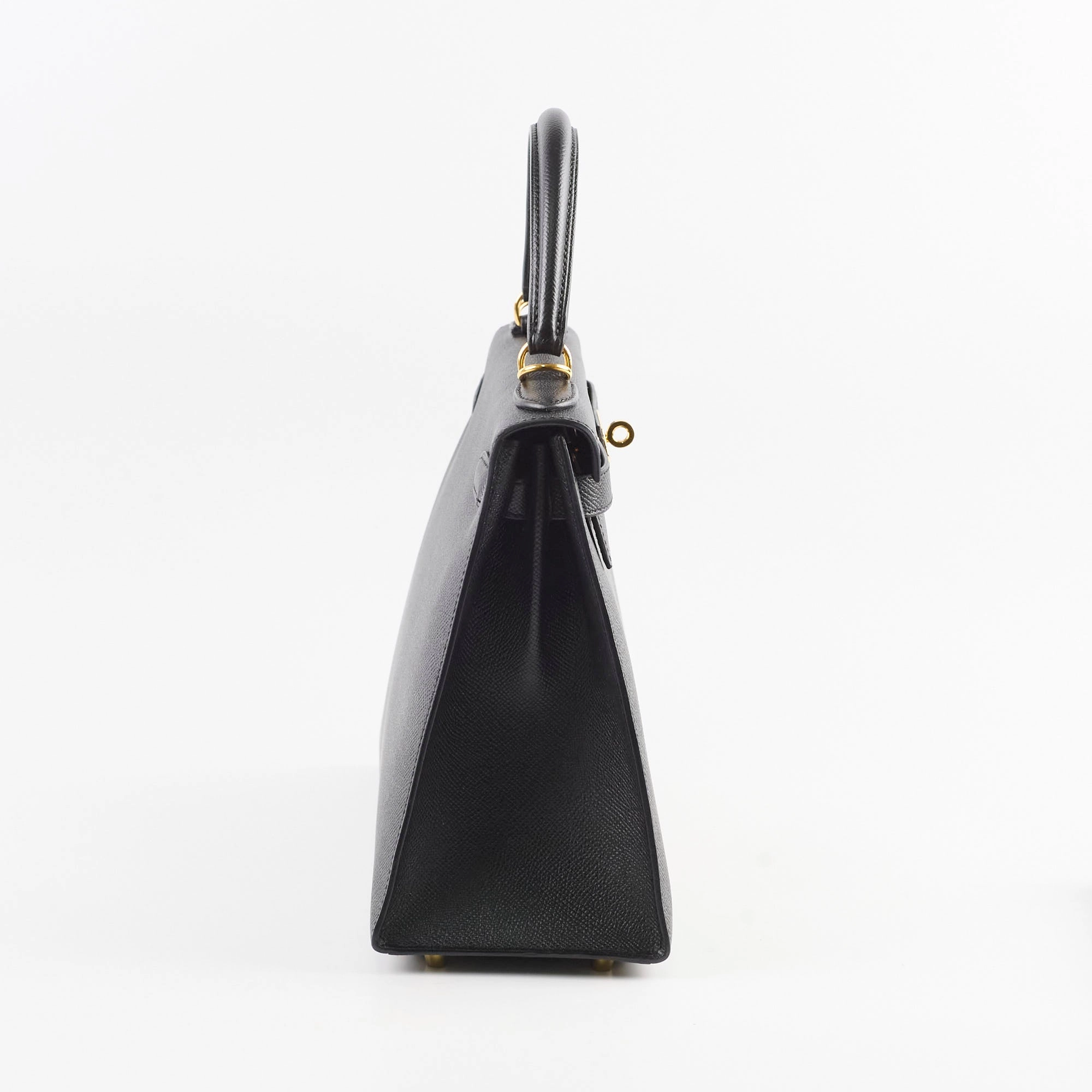 Hermes Kelly 28 Epsom Noir X Stamp 2016