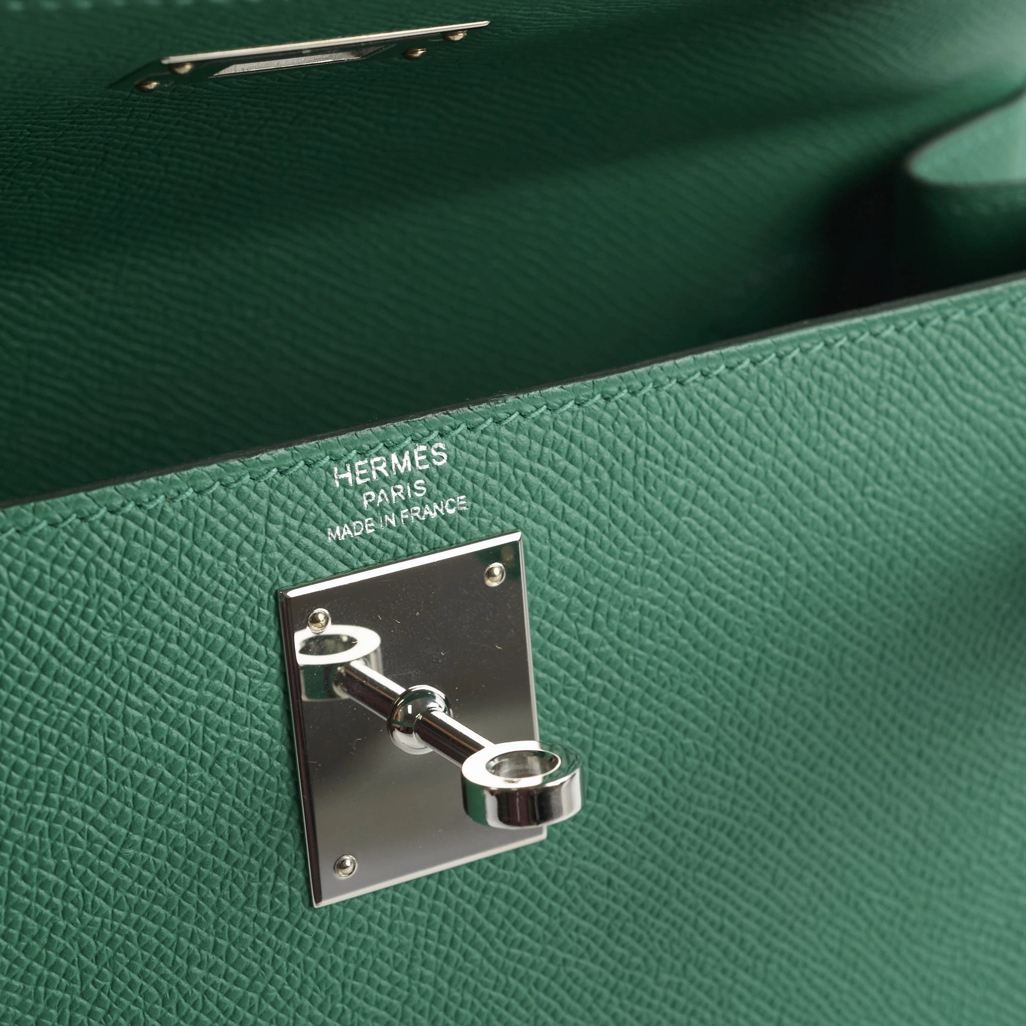 Hermes Kelly 28 Epsom Vert Vertigo 2024